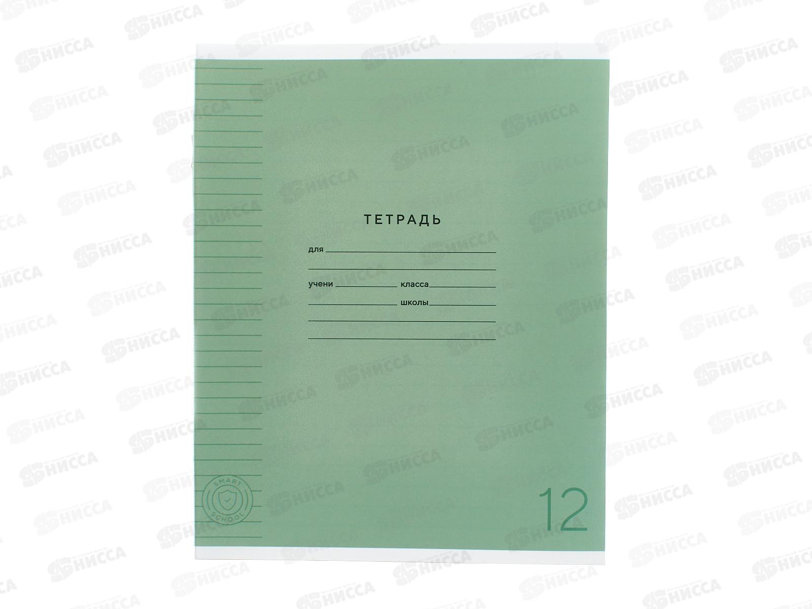 Тетрадь 12л лин. ПандаРог, плас. прозр. обложка, зеленая 15-7887  *120