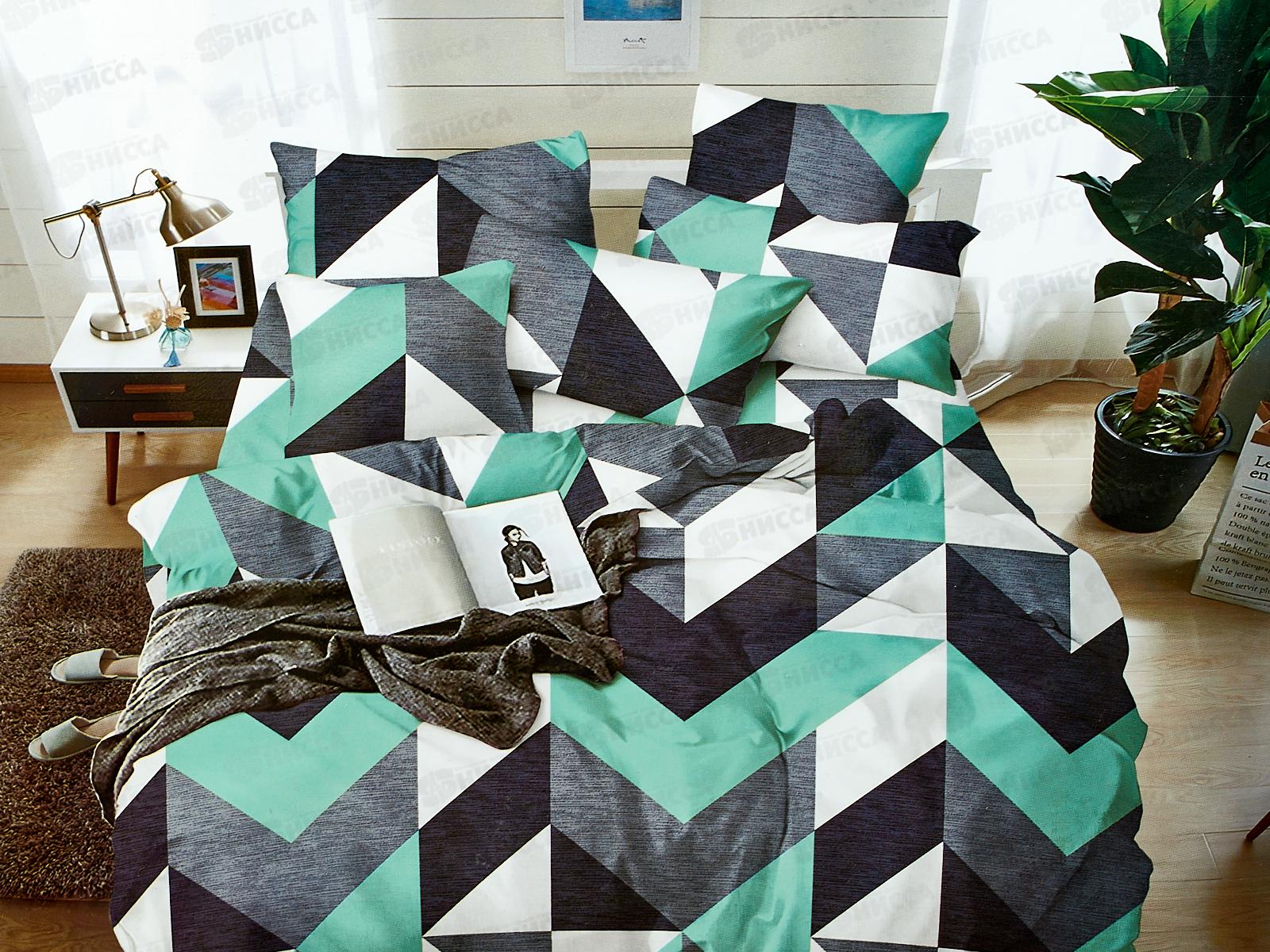 Комплект постельного белья 1,5сп PANDORA полисатин 3283-4