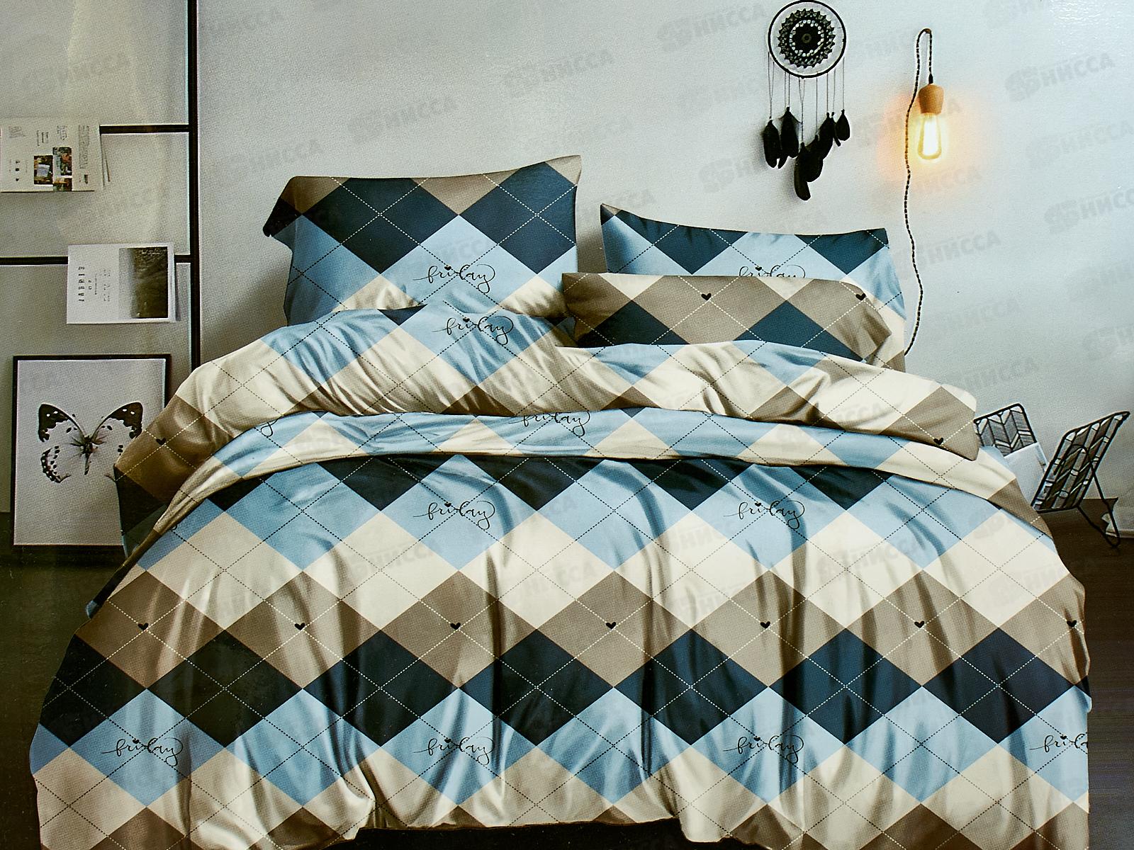 Комплект постельного белья 1,5сп PANDORA полисатин 4035