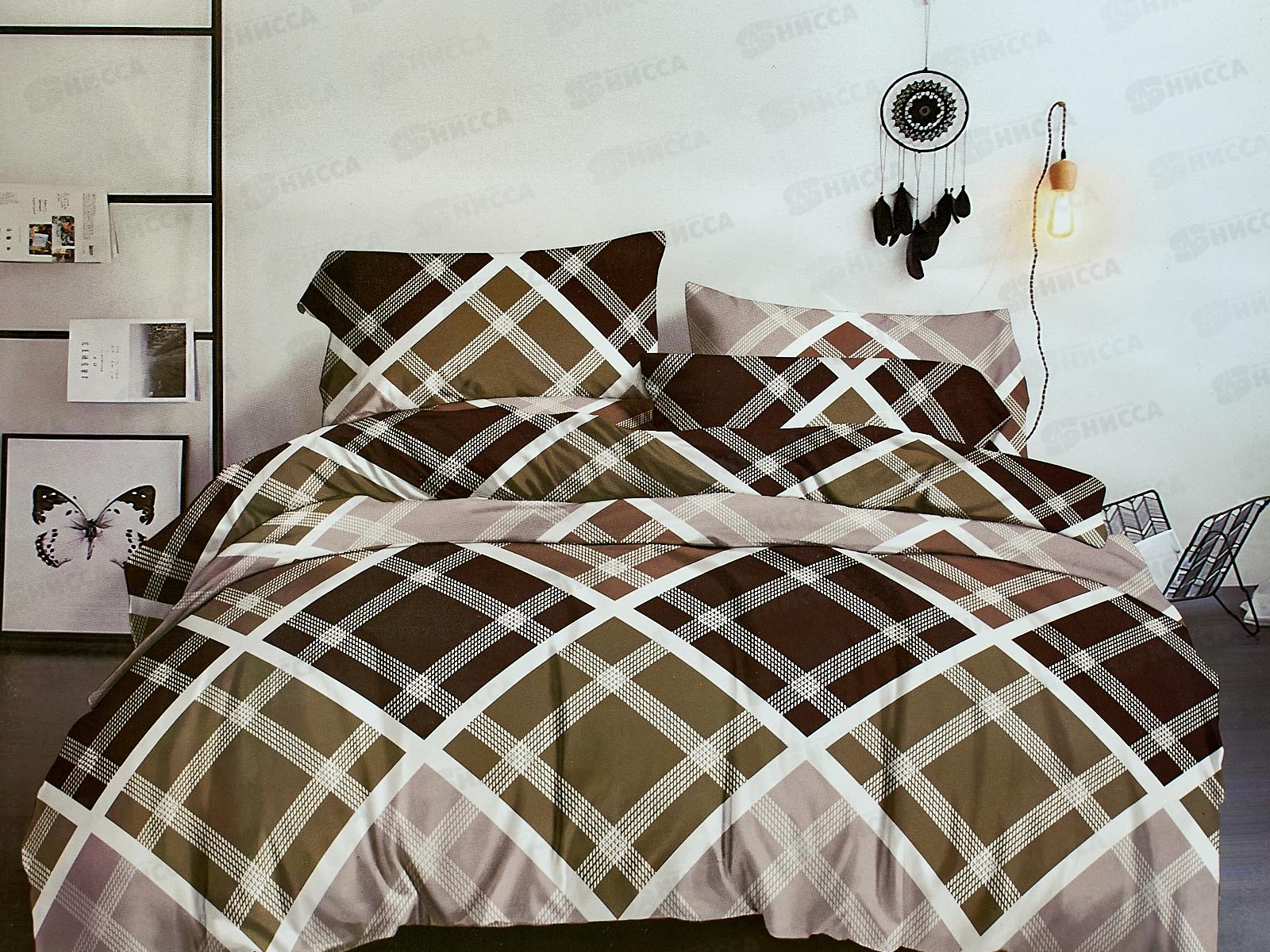 Комплект постельного белья 1,5сп полисатин 374-5