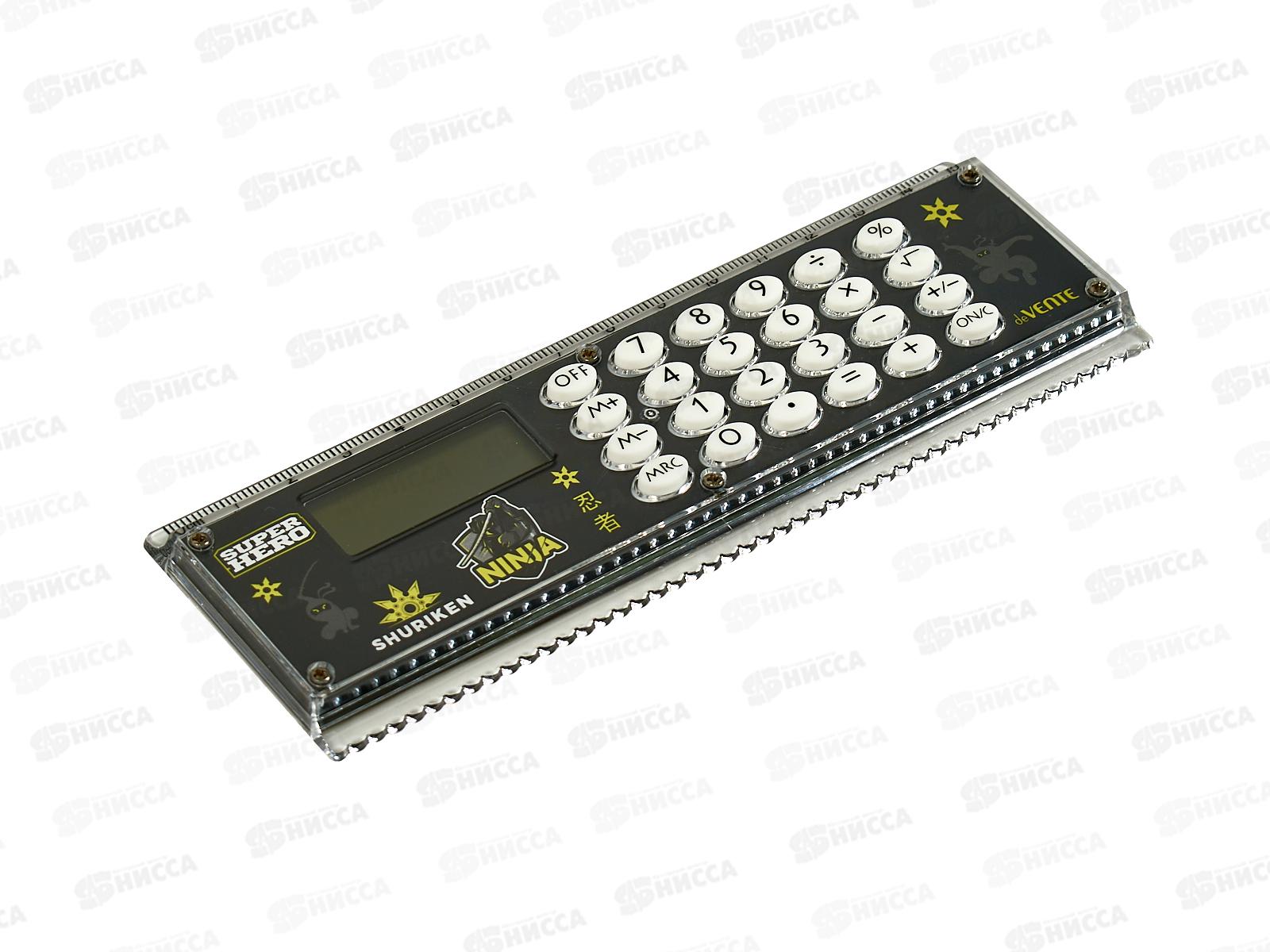 Калькулятор-линейка deVente SuperHero 8разр.,д/младших кл. 4030404 *40