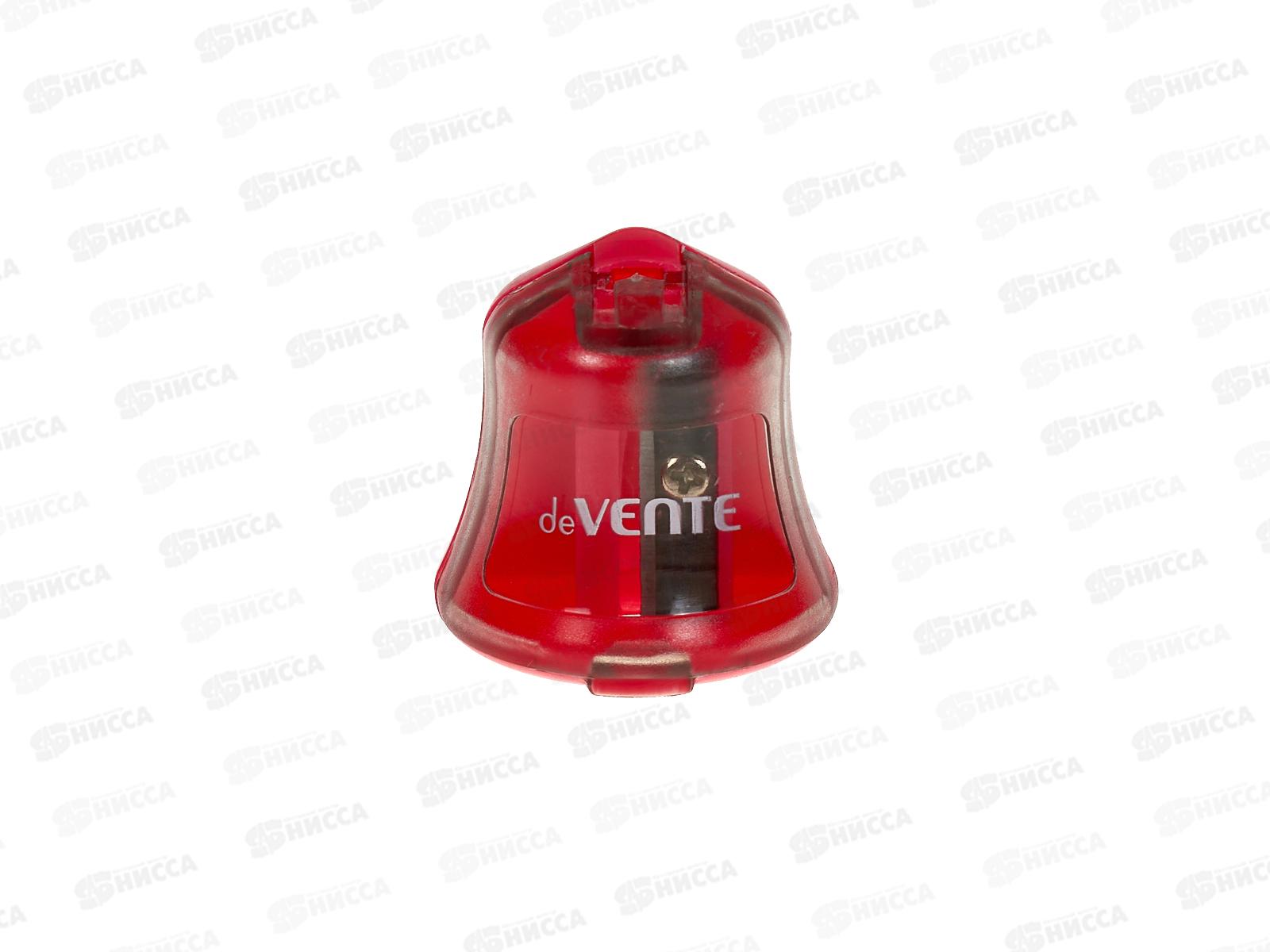 Точилка deVENTE  с контейнером 1 отверстие, ассорти 4071409 *12/240