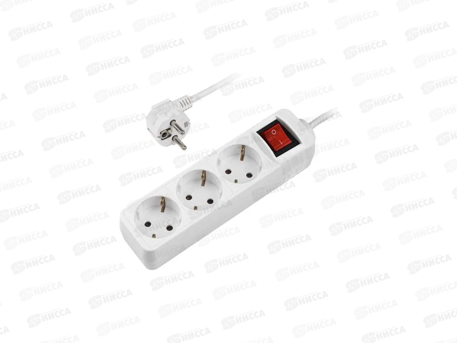 Удлинитель ФАZA 1.5м, 3гн, с заземлением,