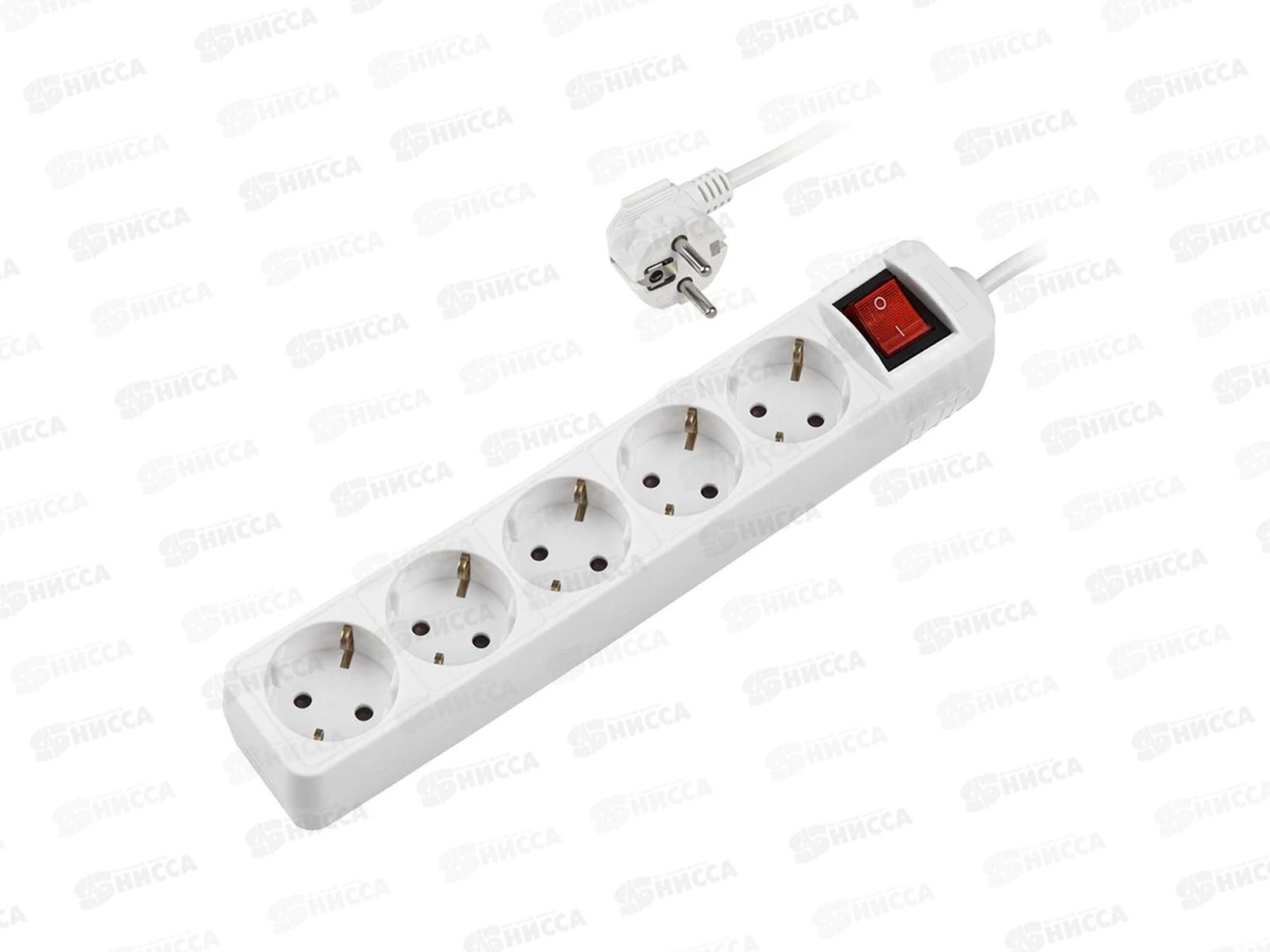 Удлинитель ФАZA 1.5м, 5гнезд с заземлением