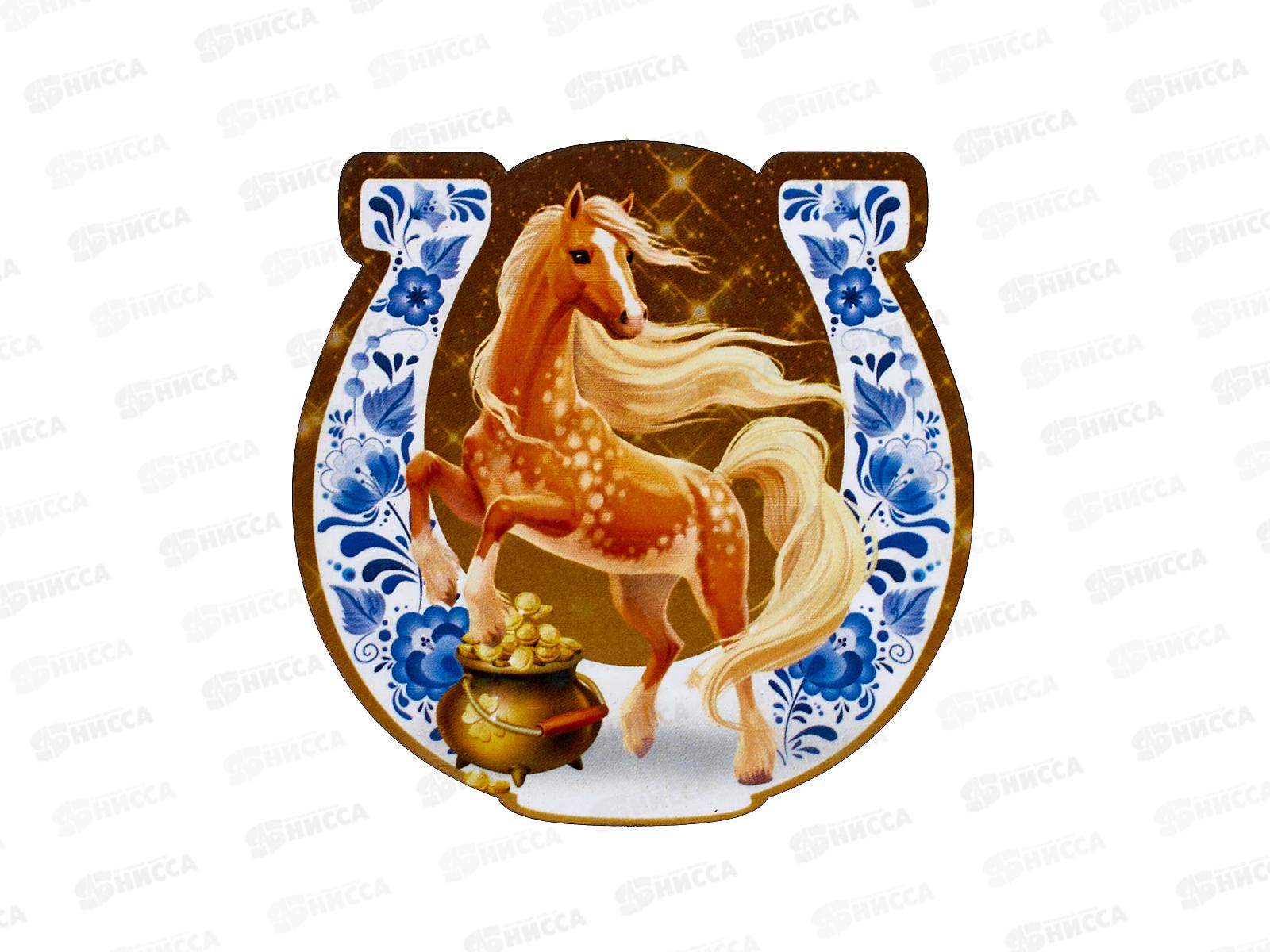 Магнит Символ года Лошадь 2026 нг26-м1-013 дерево