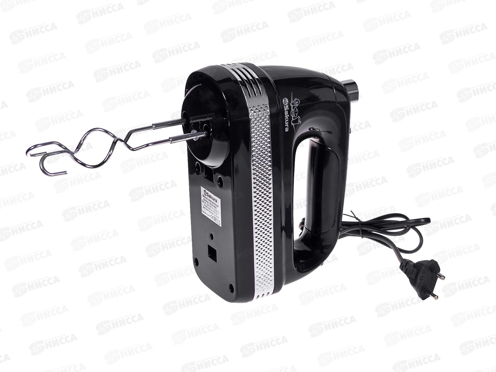 Миксер электр. SА-6338BK 250Вт 5скоростей