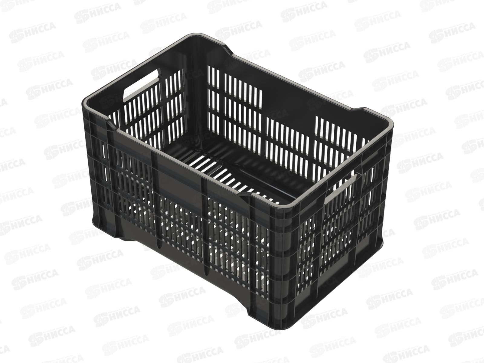 Ящик хозяйственный 45л (510х345х300мм) перфорированное дно, АП 108