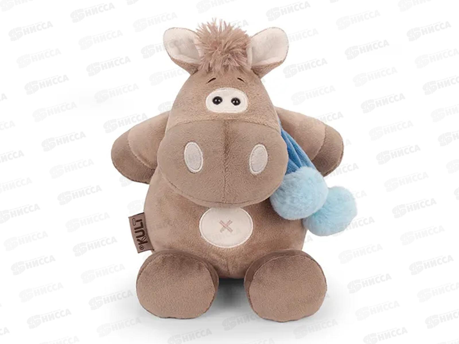 Коник Кай с шарфом, т. бирюзовый, 20см (КШКай/20/тбр)