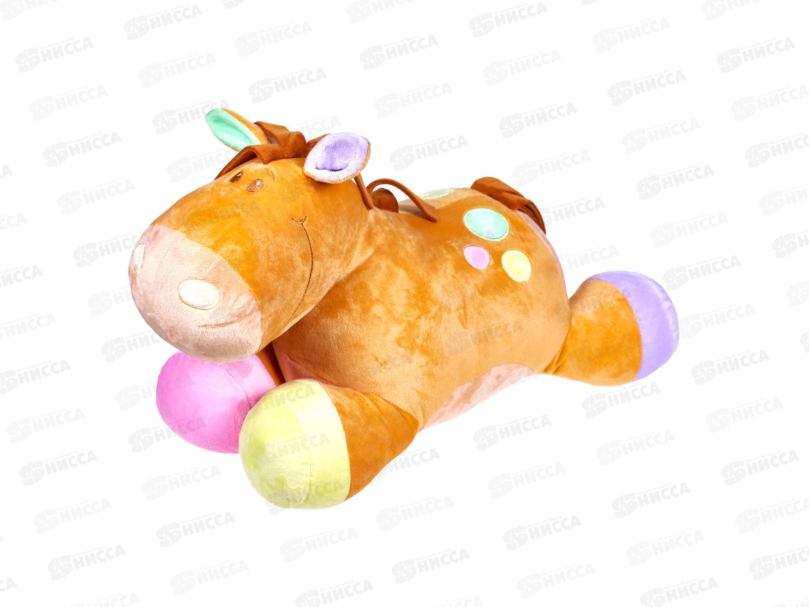 Лошадка Тося (лежачая), рыжий, 40см (ЛТТ/27/36-1)