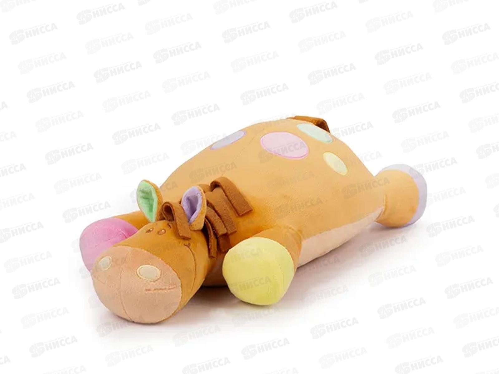 Лошадка Тося, подушка, рыжий, 43см (ЛПТ/14/36-1)