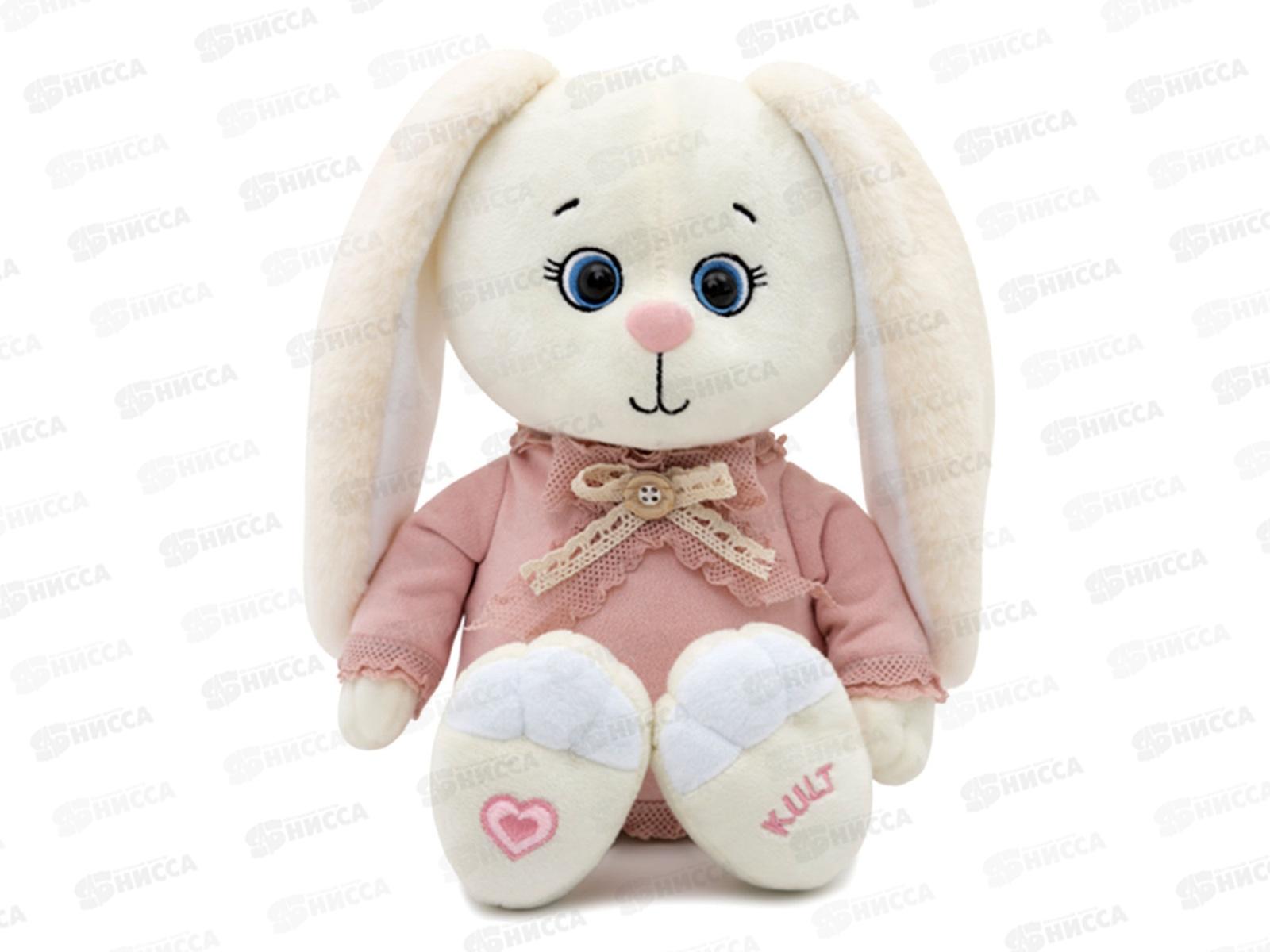 Зайка Мия в толстовке, 25см (273/25/тл)