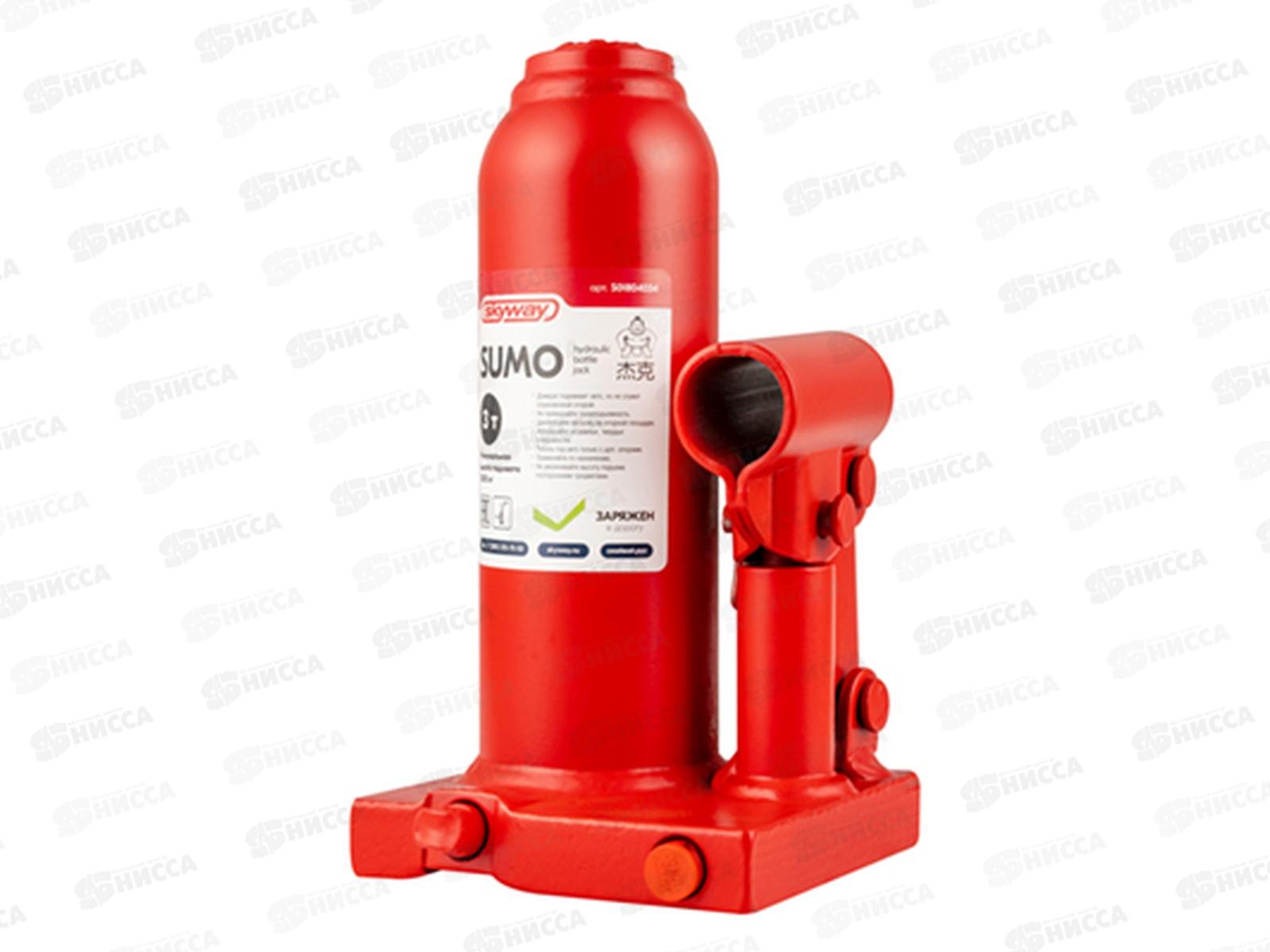 Домкрат гидрав бутылочный SUMO  3т h 180-345мм