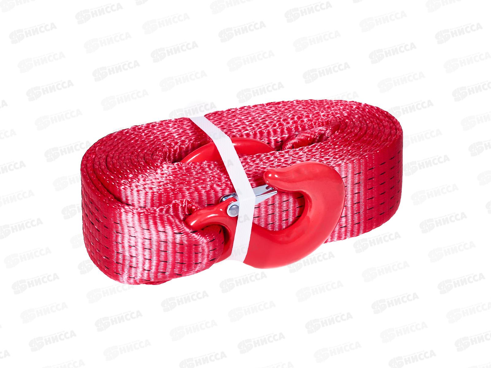 Трос ленточный 12т 5м 2 крюка STAFF SKYWAY 65мм