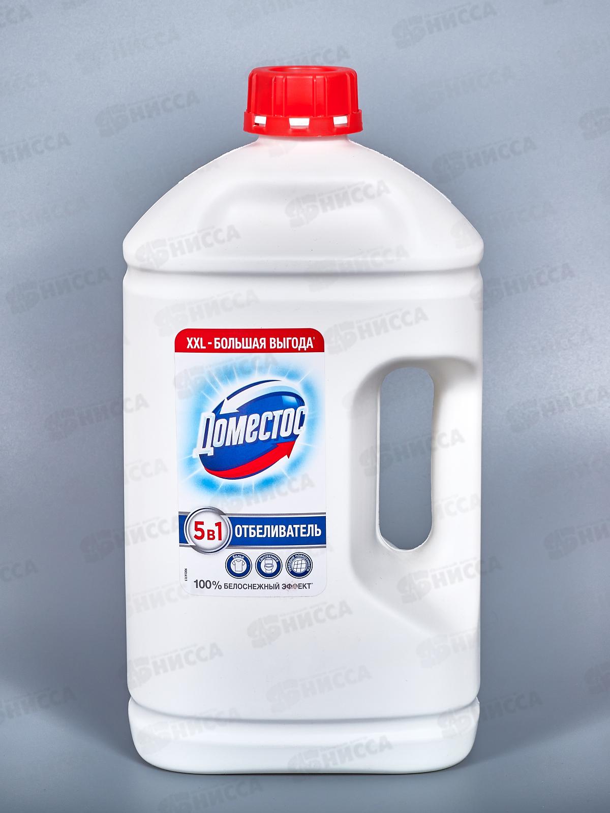ДОМЕСТОС Гель 2,5л Белоснежный 5в1 отбеливатель