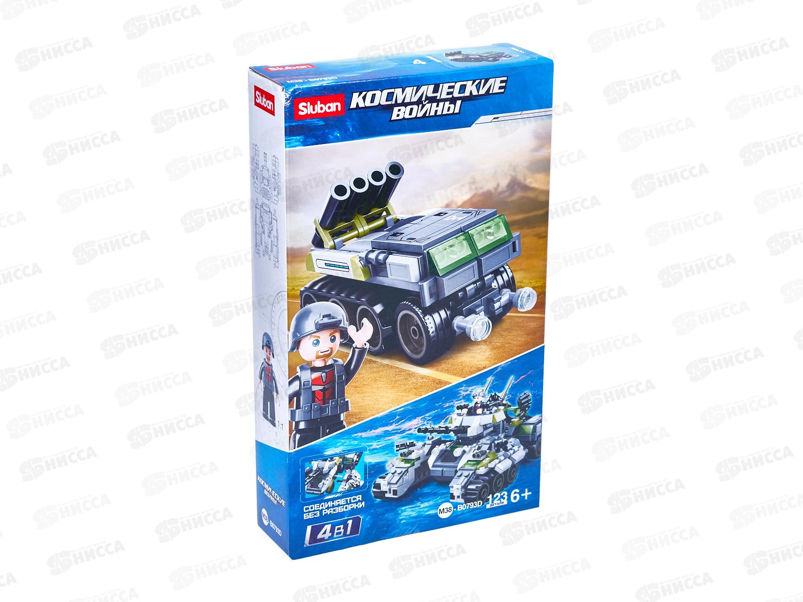 Конструктор М38-В0793D Звездные войны, 4в1, 123 дет. в/к