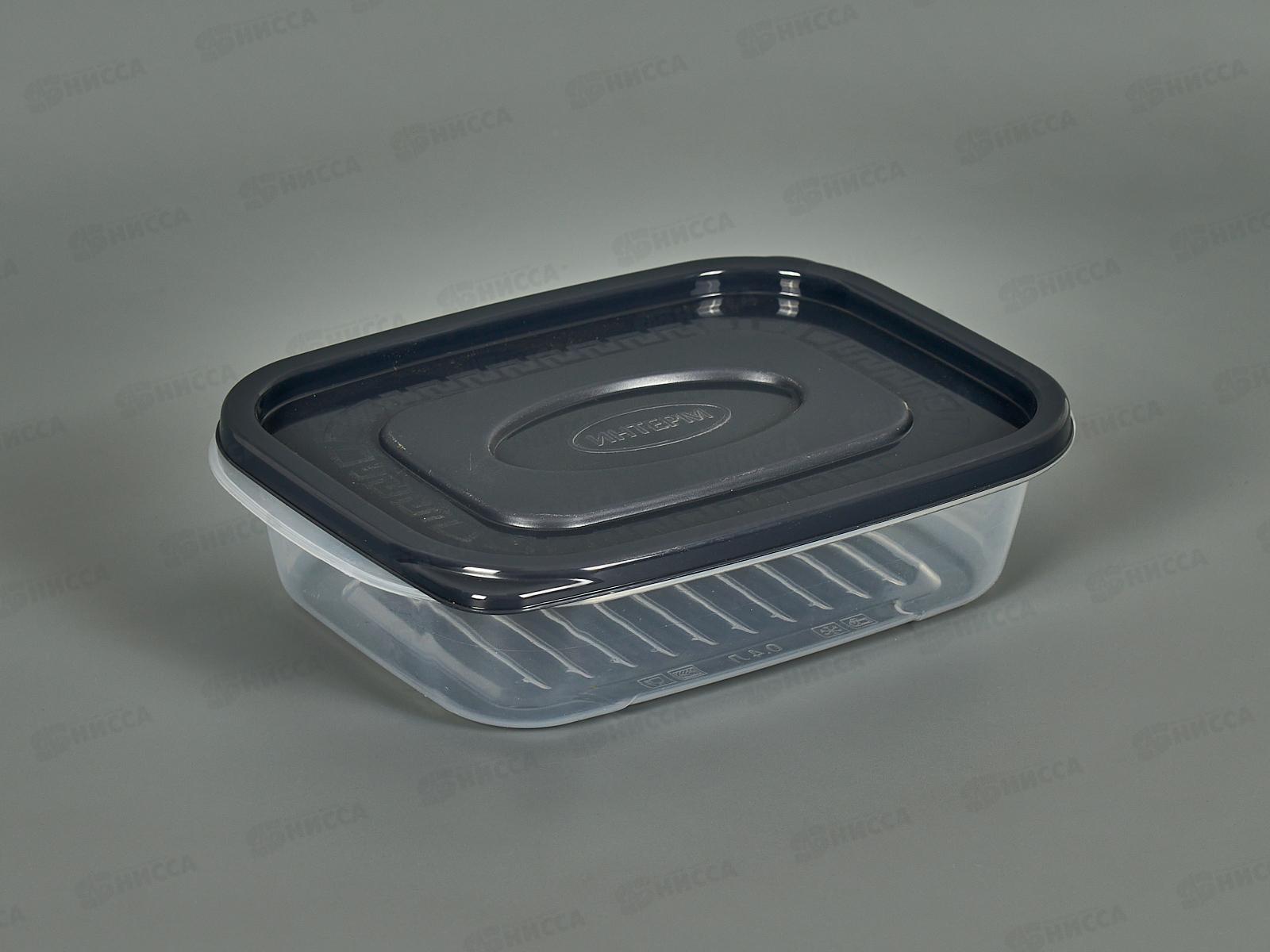 Контейнер 0,4л с графитовой крышкой *50  ИНТ