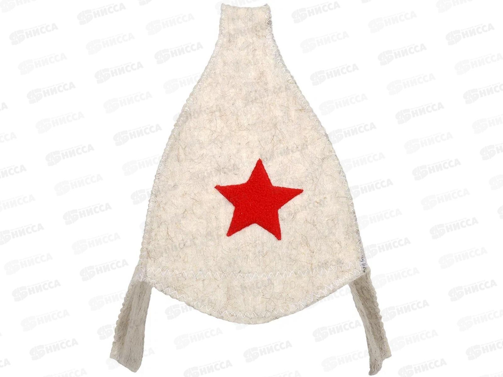 Шапка Буденовка &quotБанные штучки&quot белая 42014*20