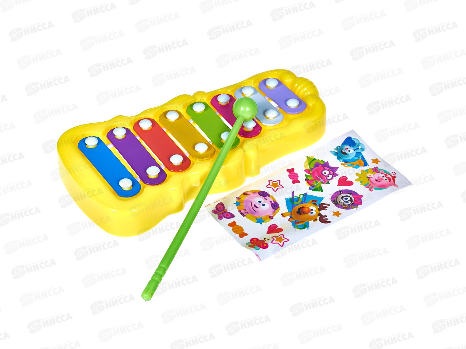 Металлофон фигурный "Смешарики" SL-00619, микс, 9210261