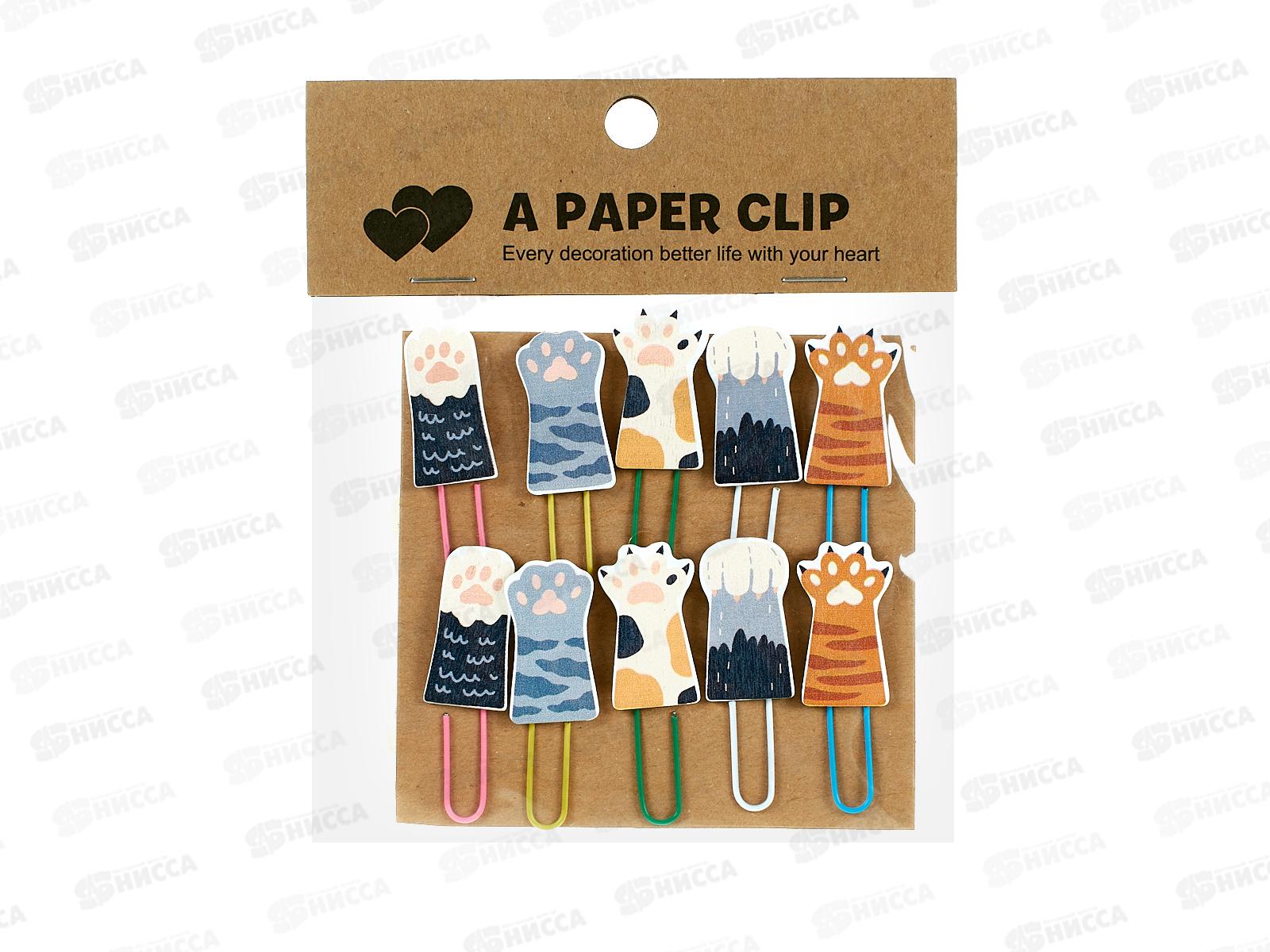 Скрепки MAZARI декор. Лапки 3,5*0,7мм. 10шт. М-1543 *12/120