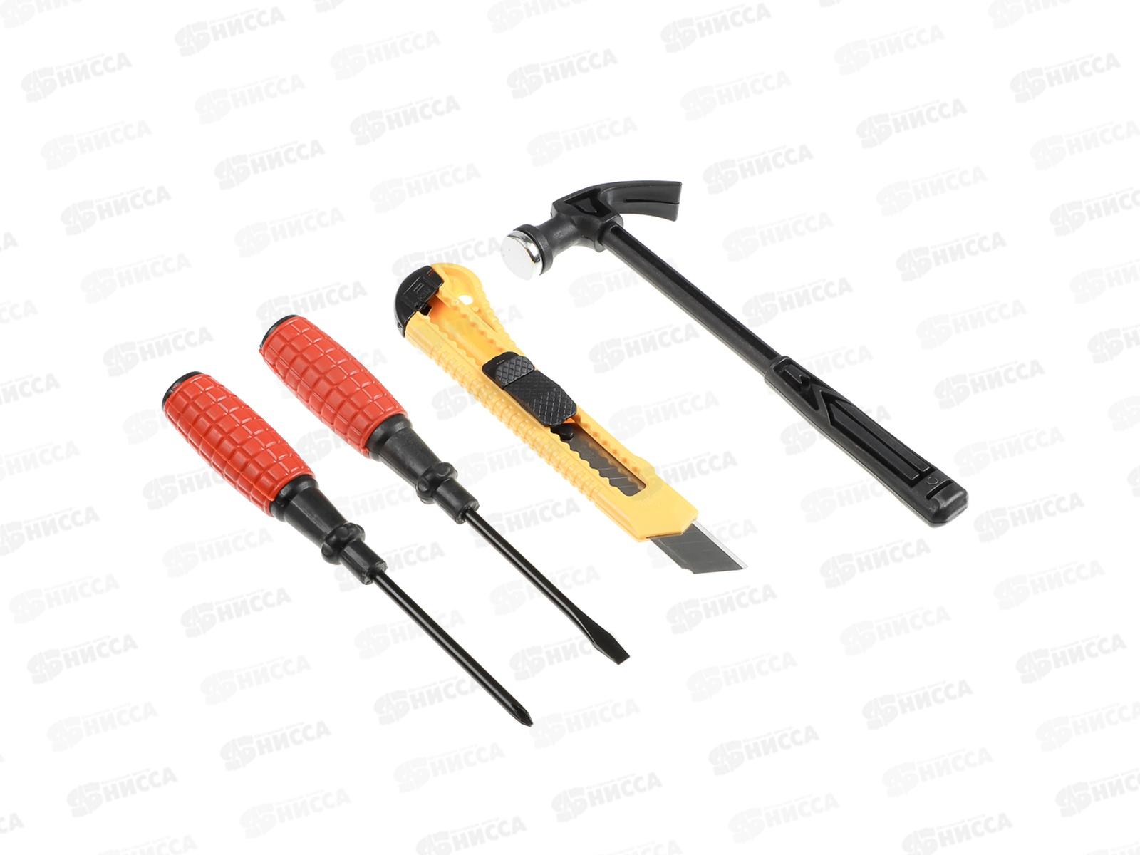 Набор инструментов 4пр РОКОТ (молоток, 2 отвертки, нож) 736-266 г