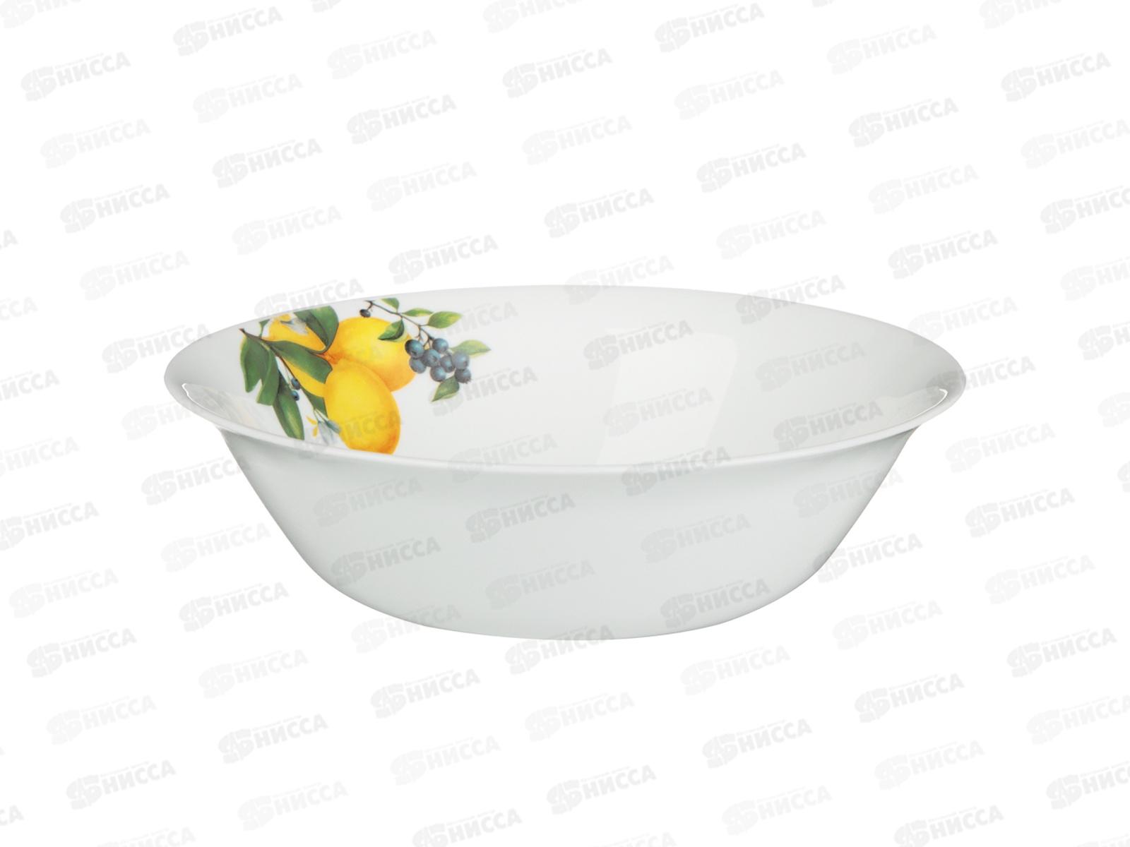 Салатник 760мл Лимоны, опаловое стекло, MILLIMI, 818-278   г