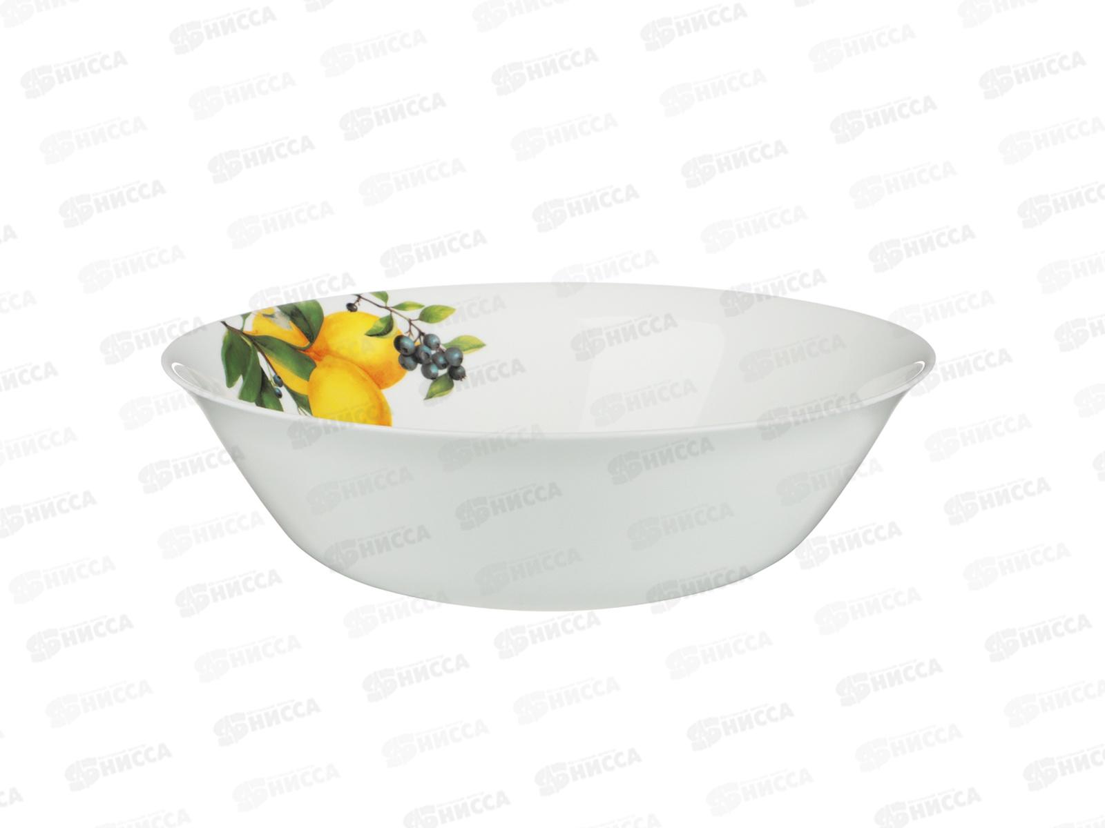 Салатник 1380мл Лимоны, опаловое стекло, MILLIMI, 818-281   г