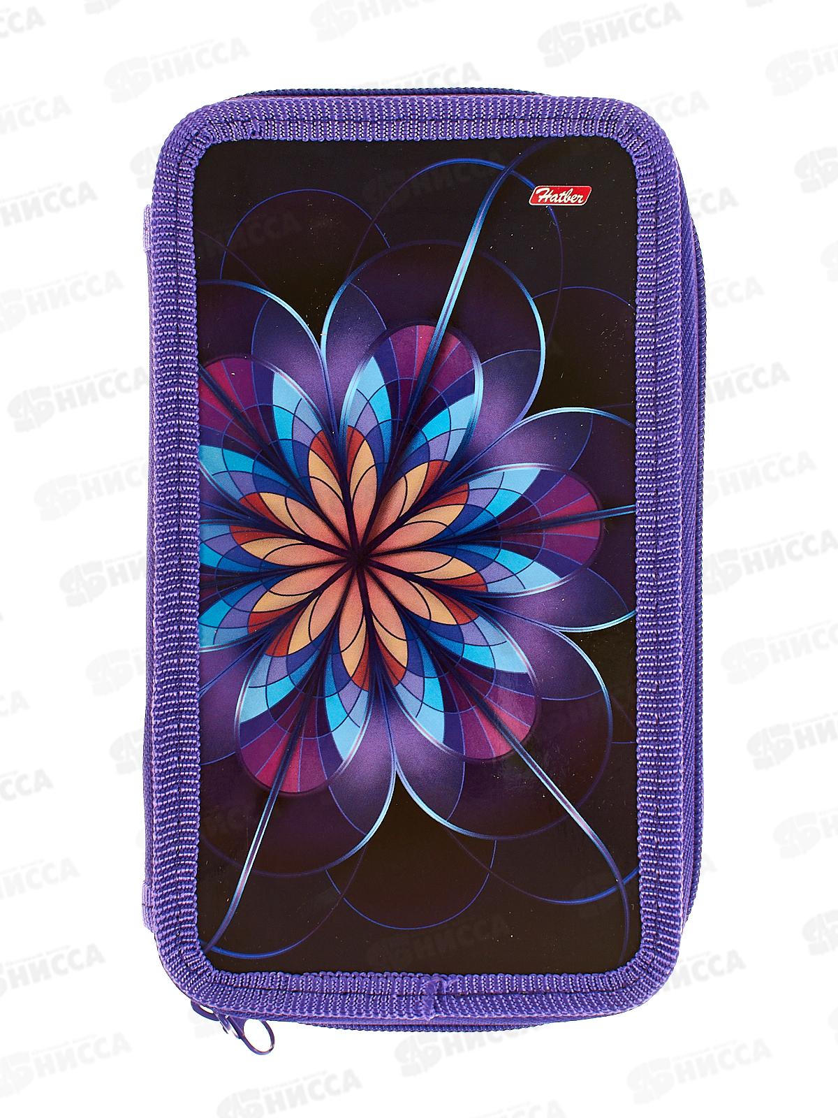 Пенал Hatber 19*11 FlowerFantasy .,34076