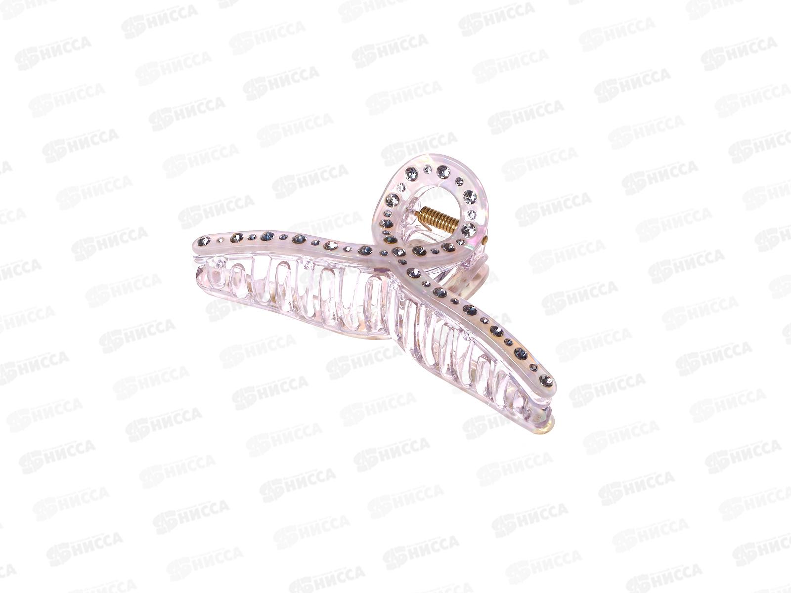 Краб пластик 11см &quotБант&quot стразы, блестки №2241