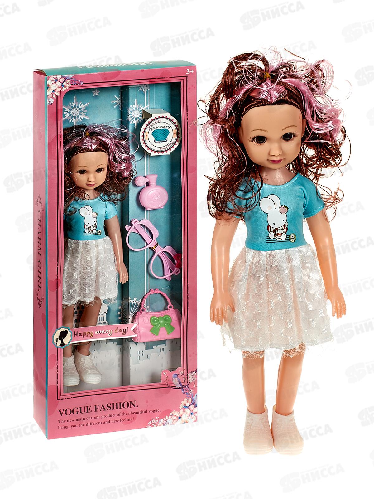 Кукла 45см, 2910848 с аксессуарами, 2в в ассорт. в коробке 24*7,5*60см