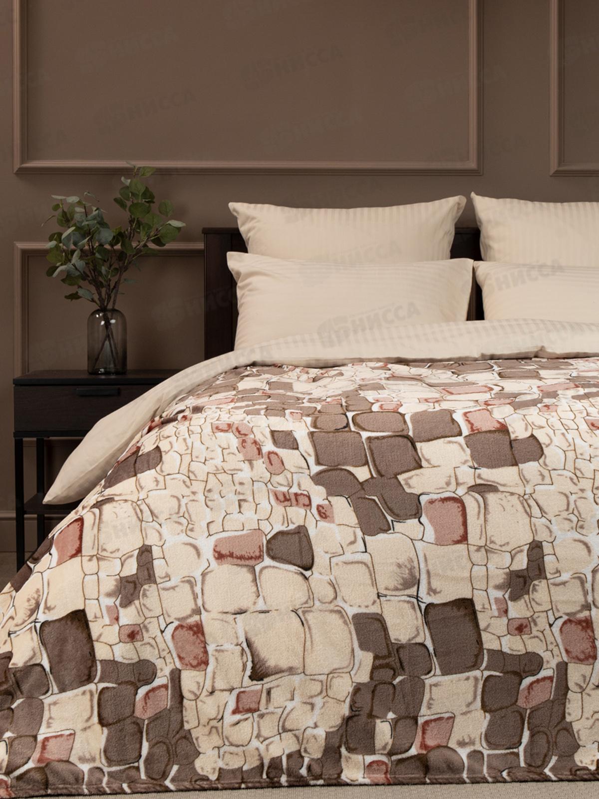 Плед Texrepublic 200*220 TF FN F13BR  Камешки