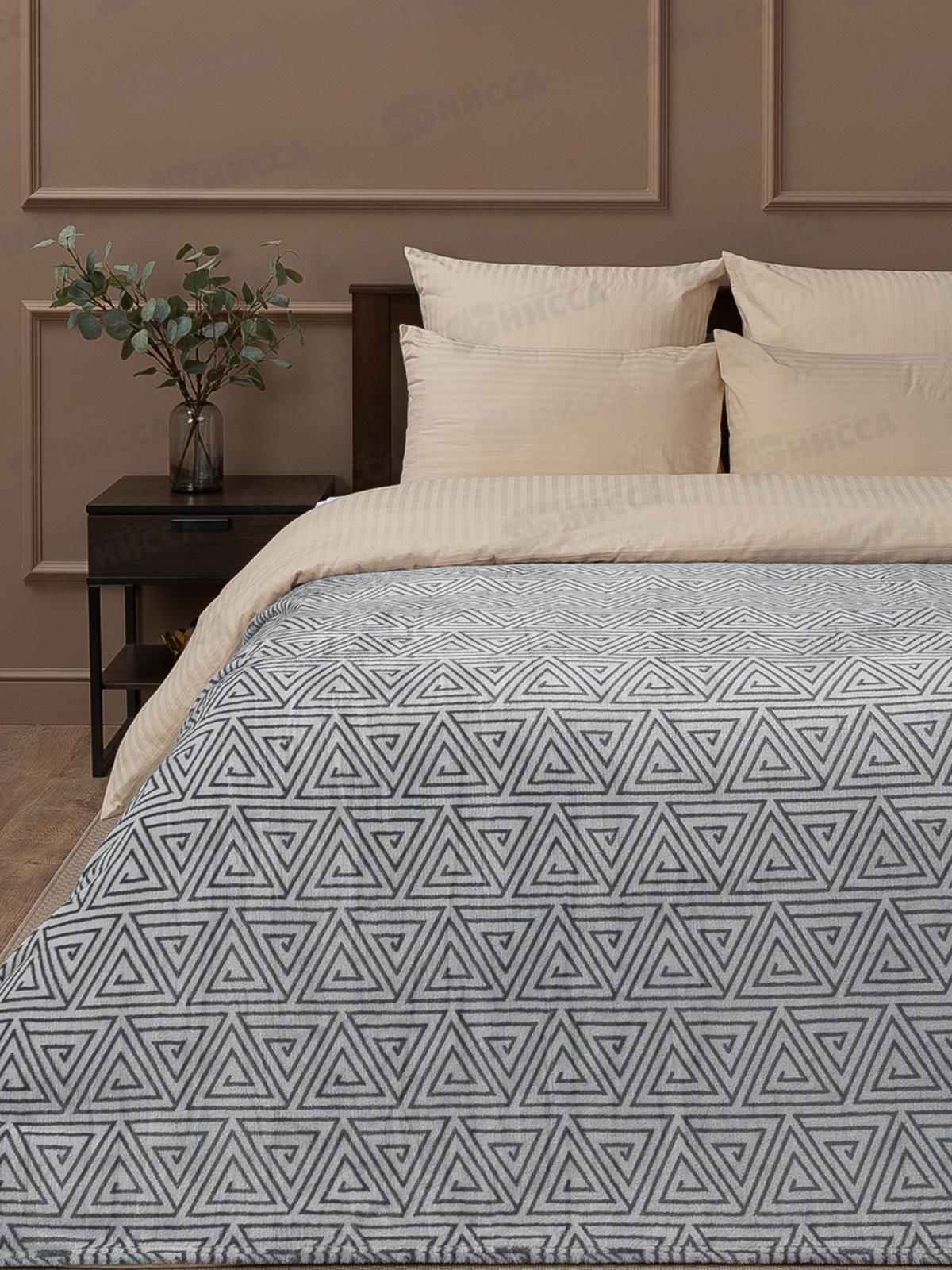 Плед Texrepublic 200*220 TF F145GY а Греция треугольная