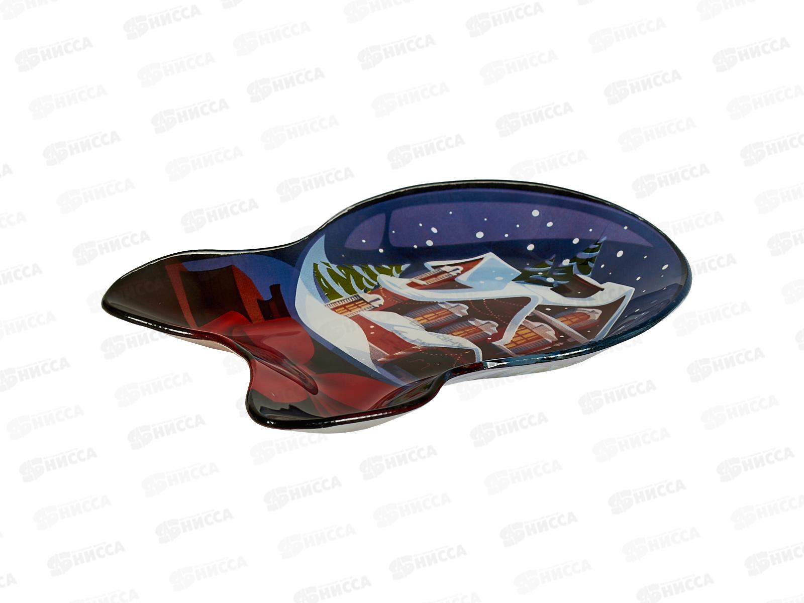 Блюдо сервировочное &quotСнежный шар&quot 18,5*13*2см 9500129