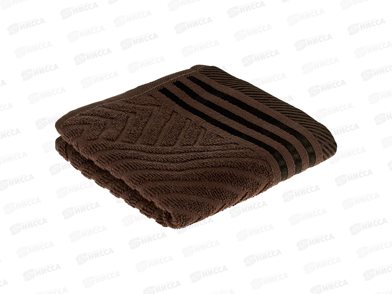 Полотенце махровое 30*60 LuxoR Модерн шоколадный