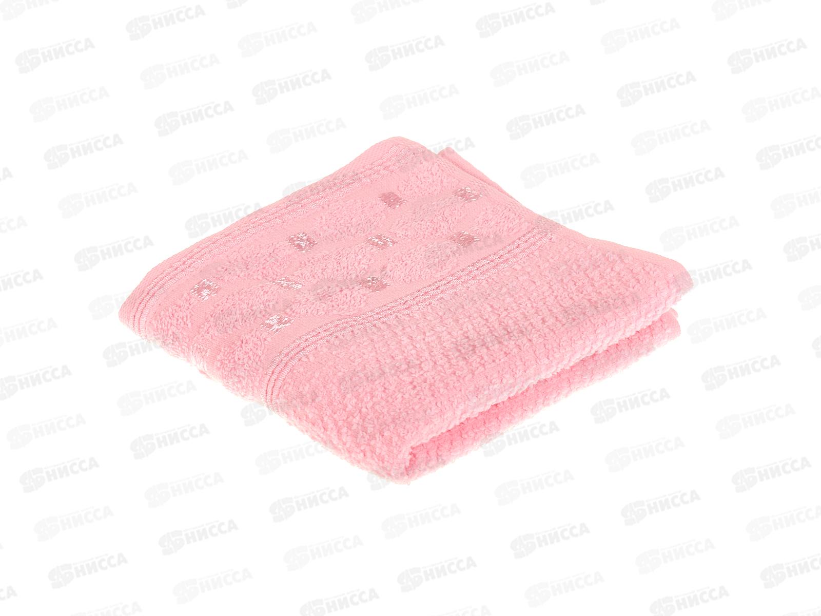 Полотенце махровое 30*60 LuxoR Латис розовый