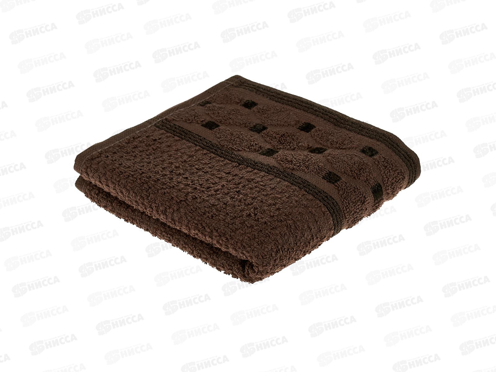 Полотенце махровое 30*60 LuxoR Латис шоколадный