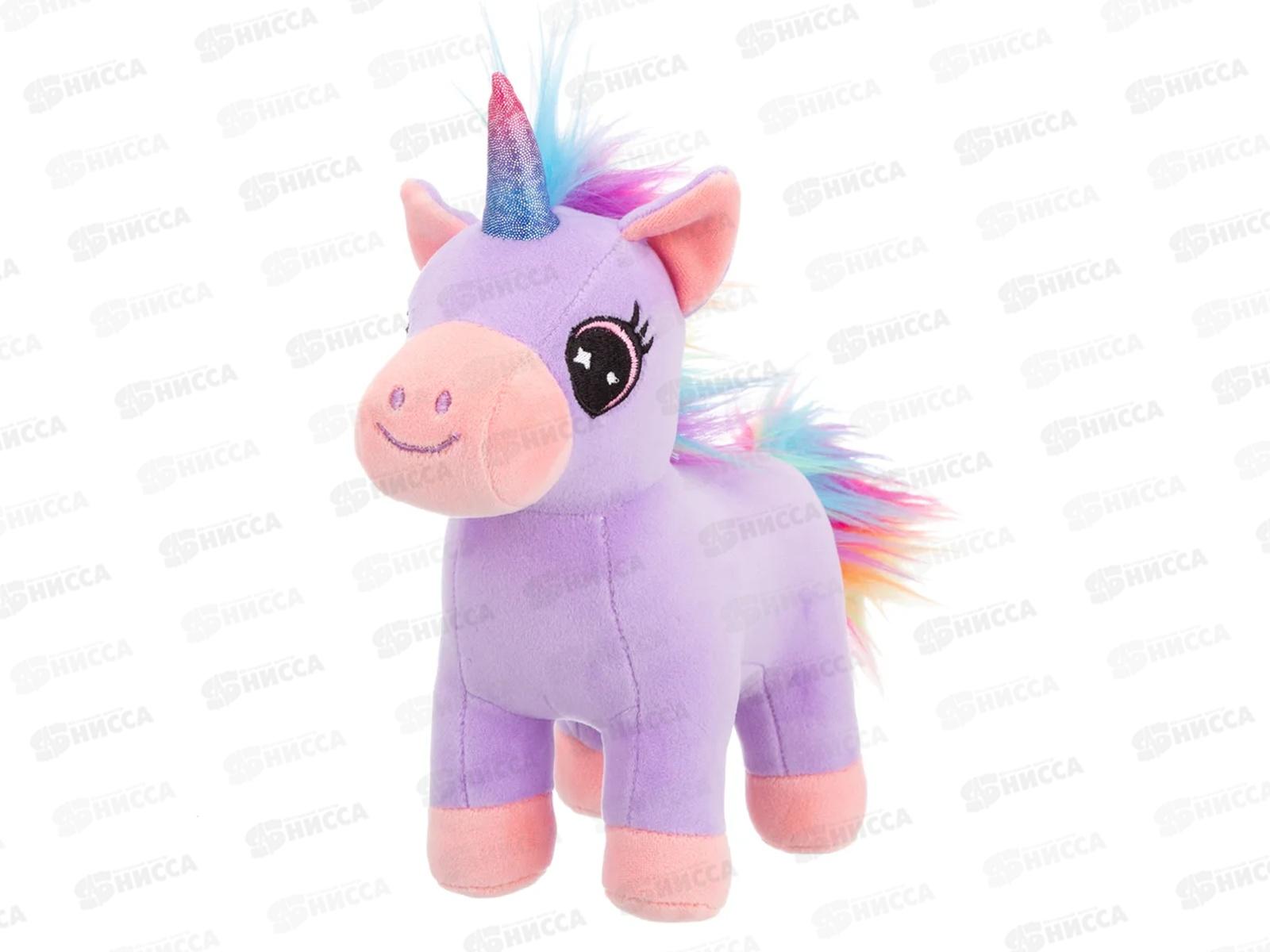 Игрушка ТМ &quotRelana&quot Единорог фиолетовый 20см, RL24180-20 в пакете
