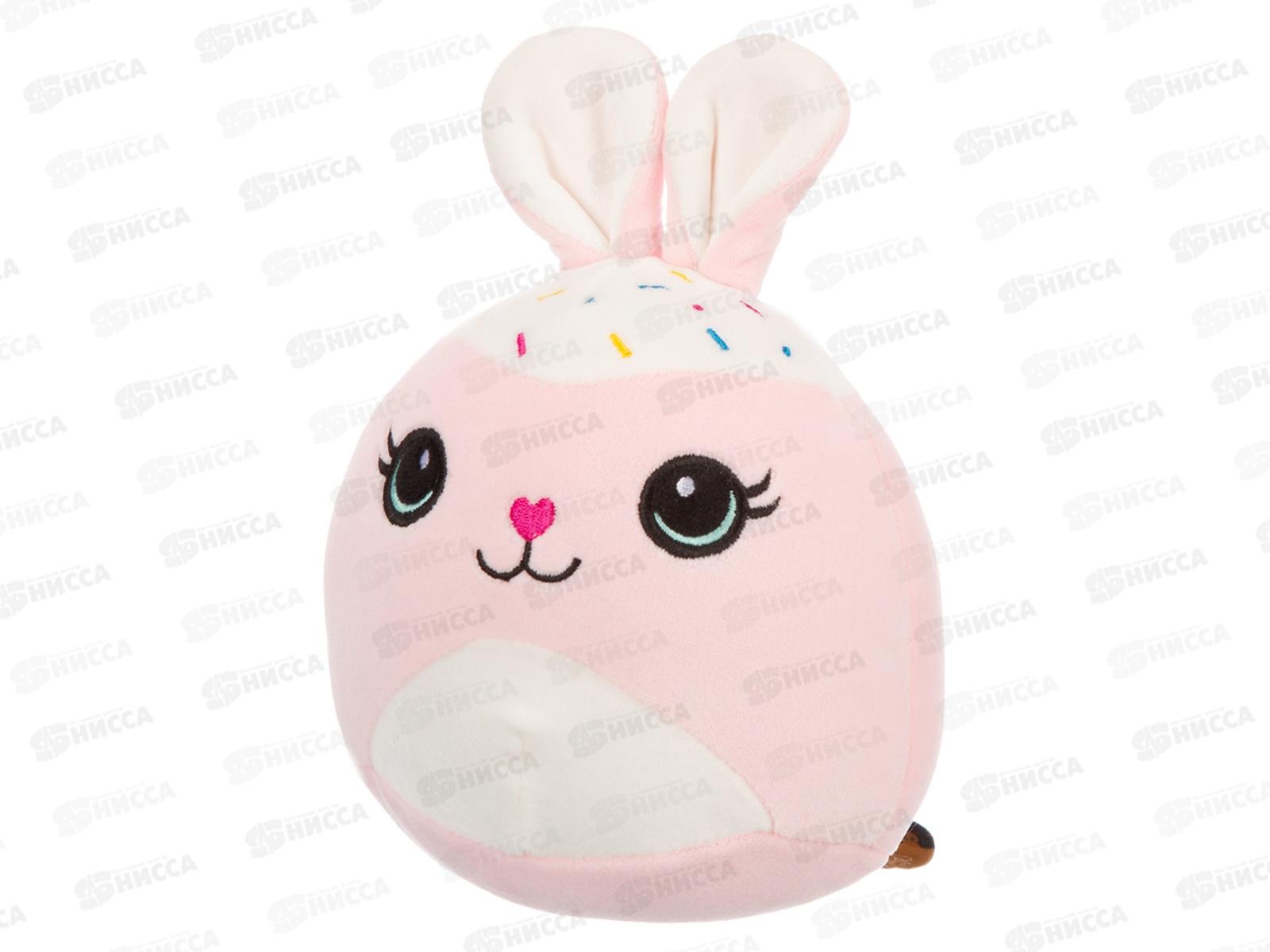 Игрушка ТМ &quotRelana&quot Зайчик розовый, 13см, RL24213-13