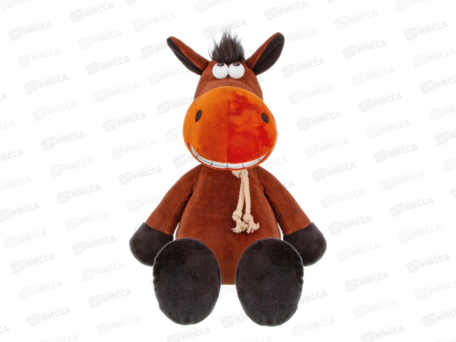 Игрушка ТМ &quotRelana&quot Конь темно-коричневый, 24см, RL25065-24