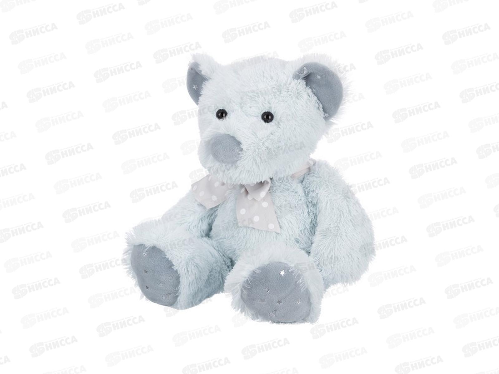 Игрушка ТМ &quotRelana&quot Мишка светло-мятный с бантиком, 19см, RL24170-19