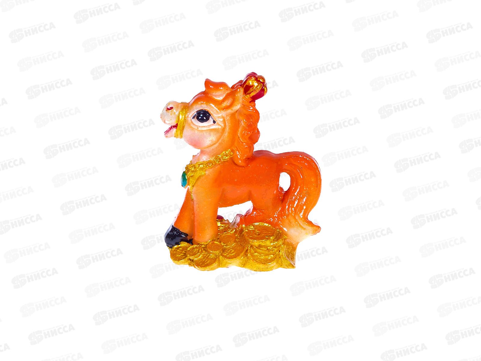 Сувенир Лошадь с кулоном полистоун 3949