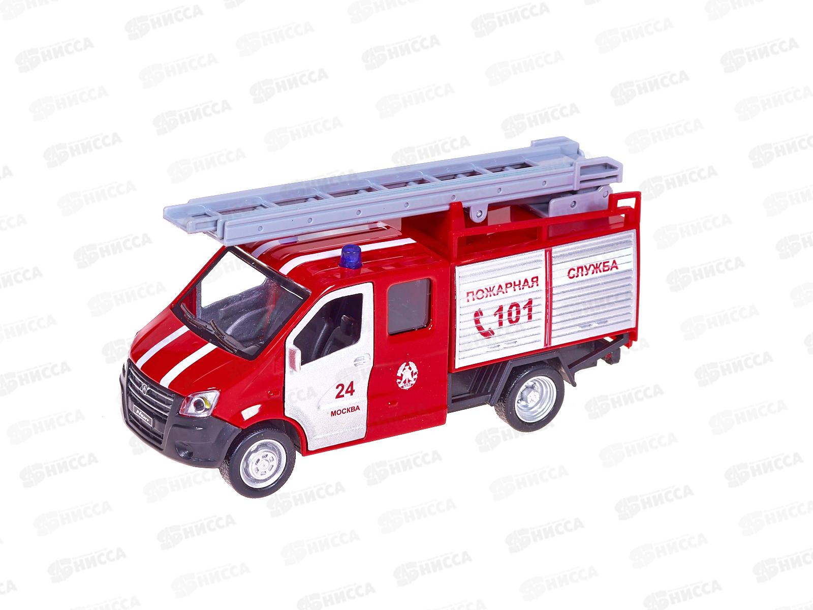 Машина "ТЕХНОПАРК" металл "ГАЗель NEXT Пожарная" 14,5см, 15-SL