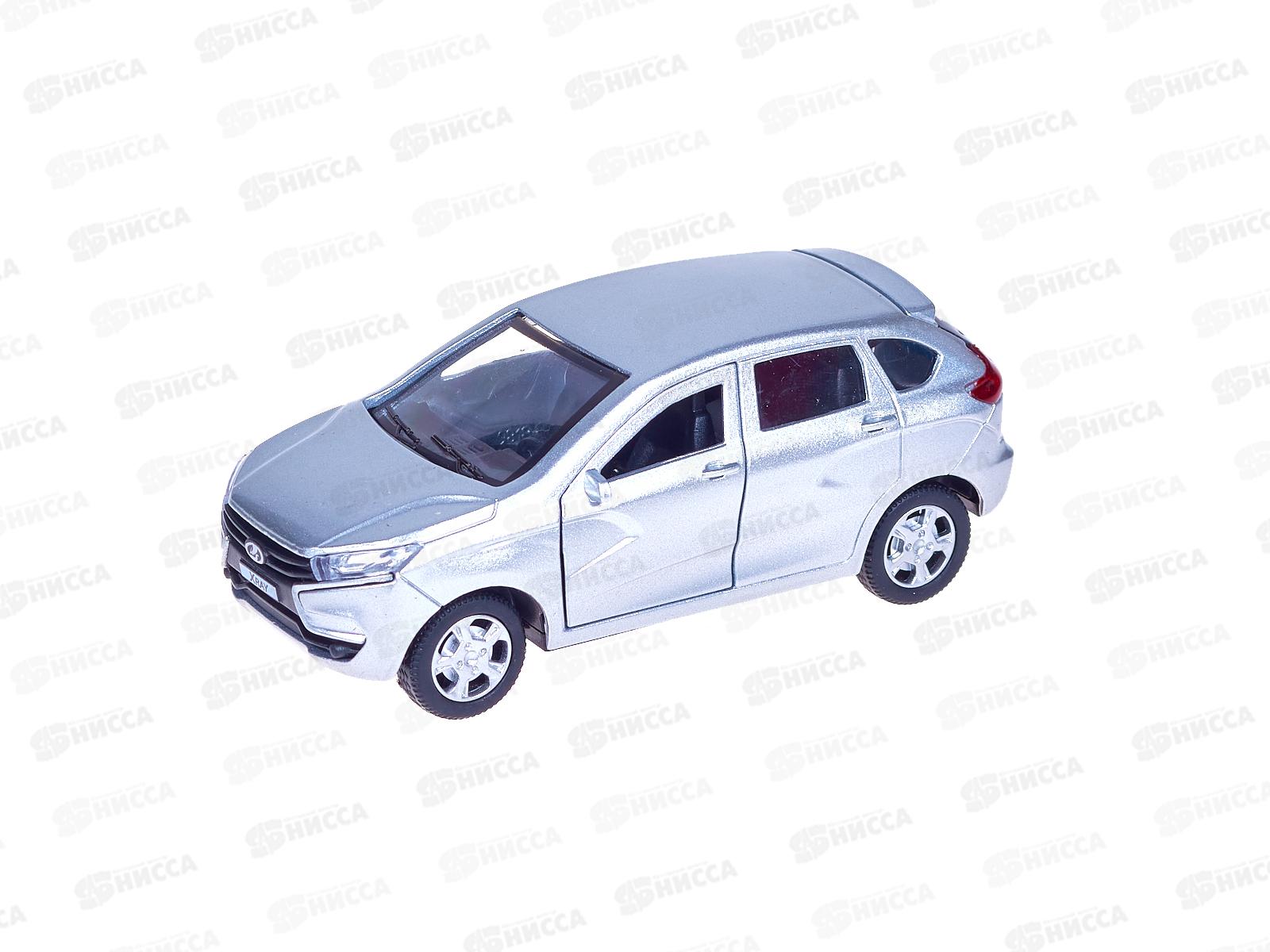 Машина "ТЕХНОПАРК" металл &quotLADA XRAY" 12см, серебристый XRAY-SL
