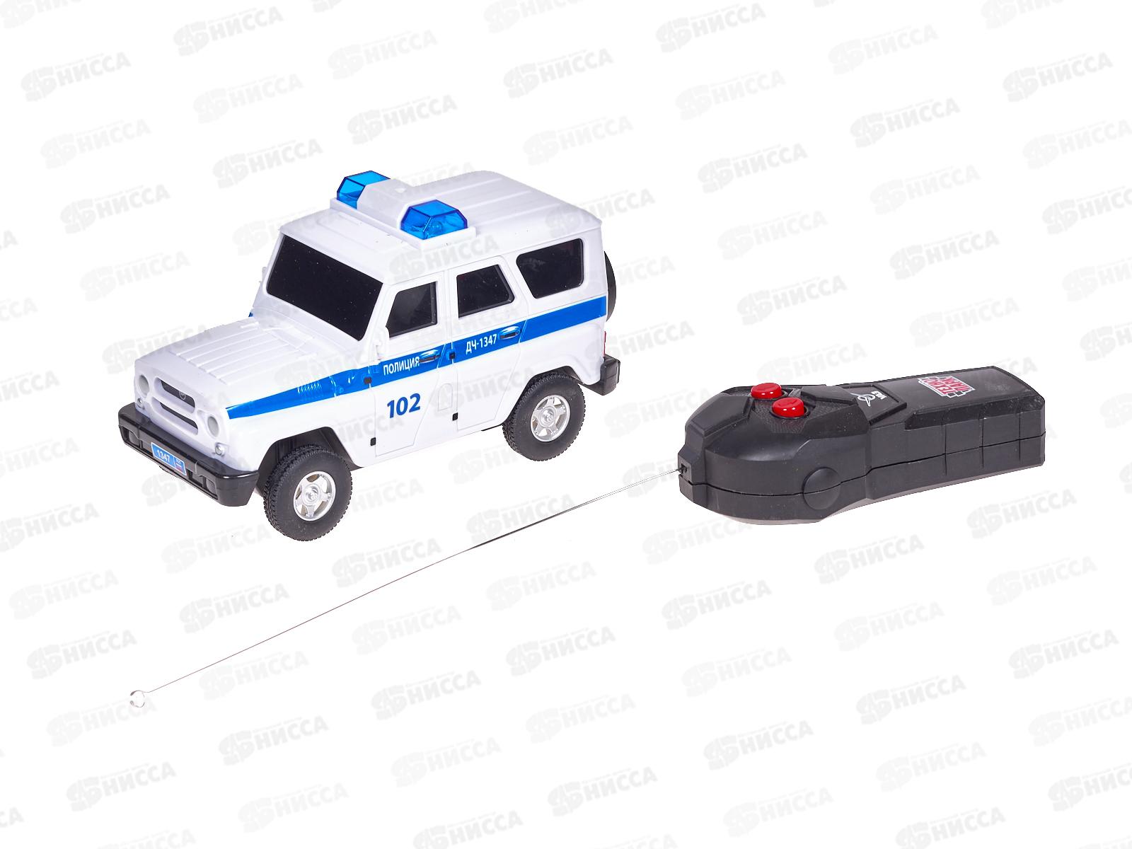 Машина р/у &quotТехнопарк&quot УАЗ ХАНТЕР Полиция, 15см, бел., 15RCPOL-WN