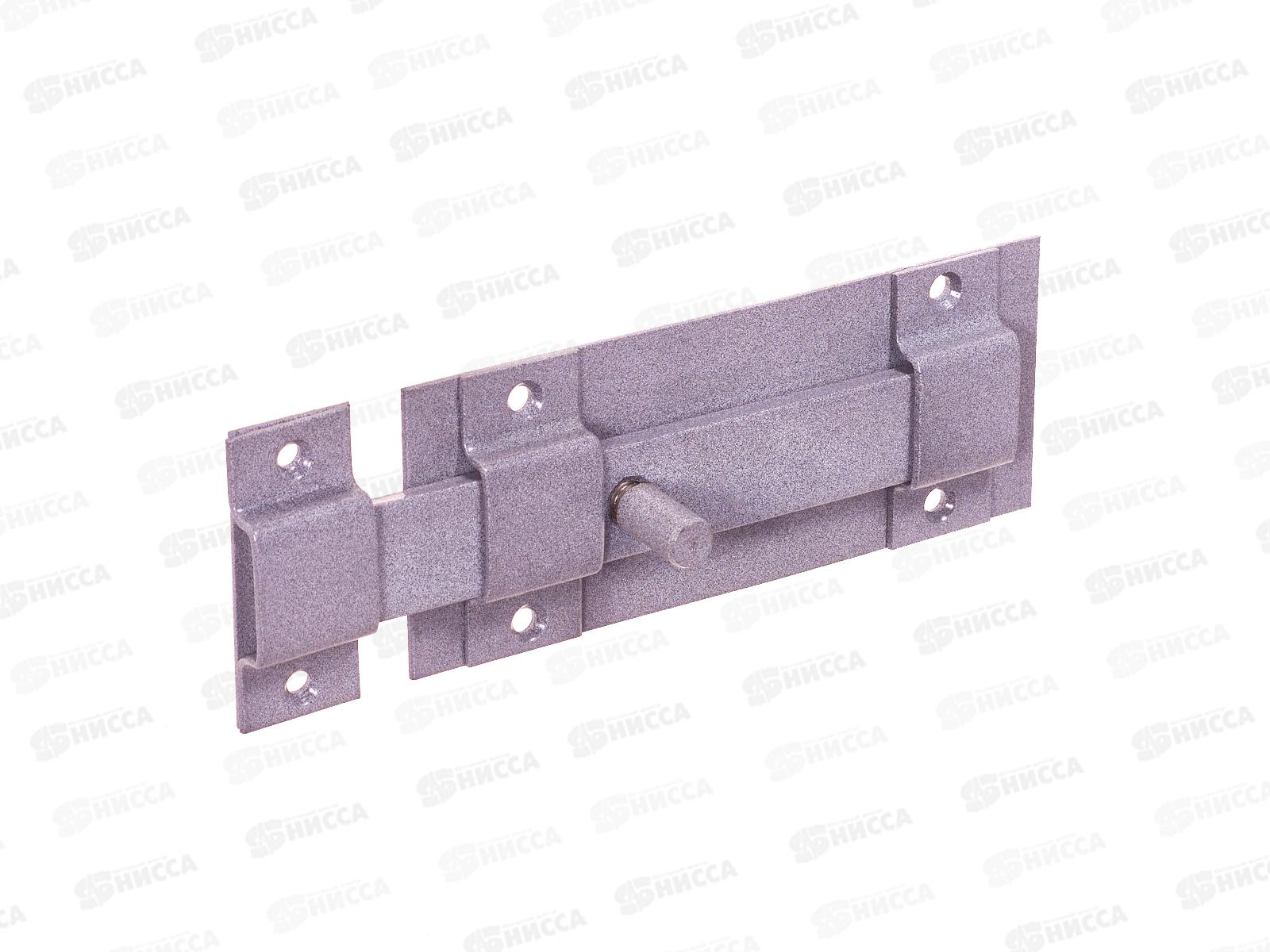 Засов накладной 3ПК-1 серый Аверс 012889