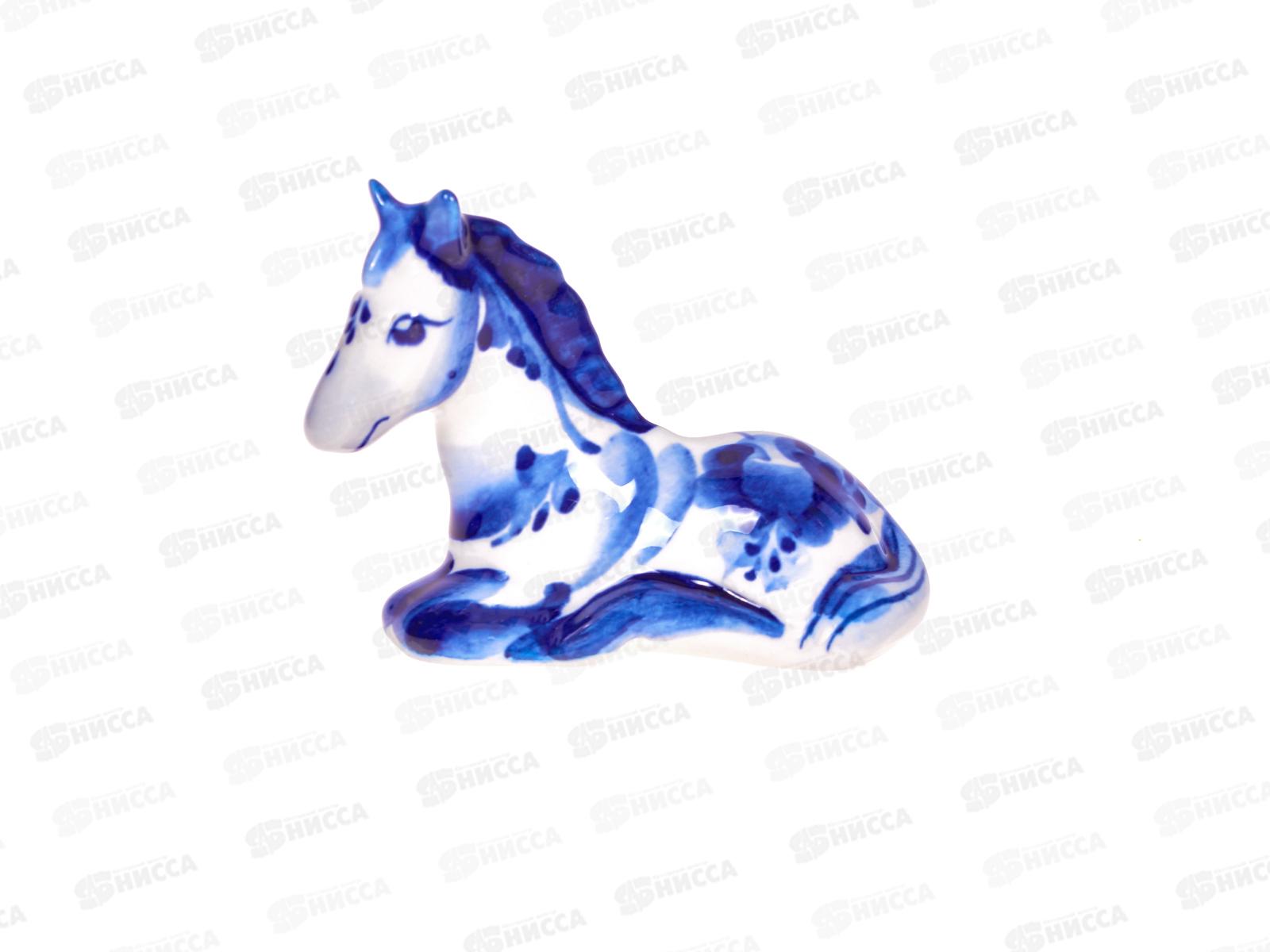 Сувенир &quotЛошадь лежащая&quot 7*9см гжель 10880866
