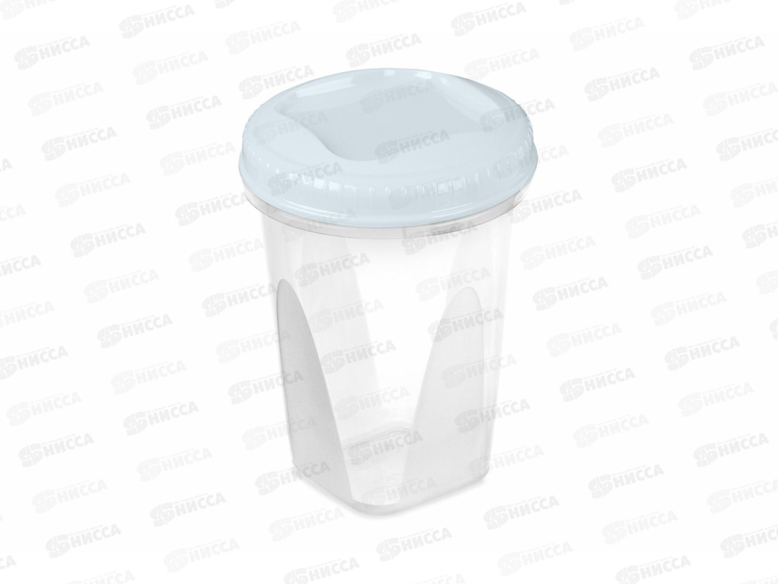 Банка с завинч кр Тондо 0,9л С286СГЛ Светло-голубой *16