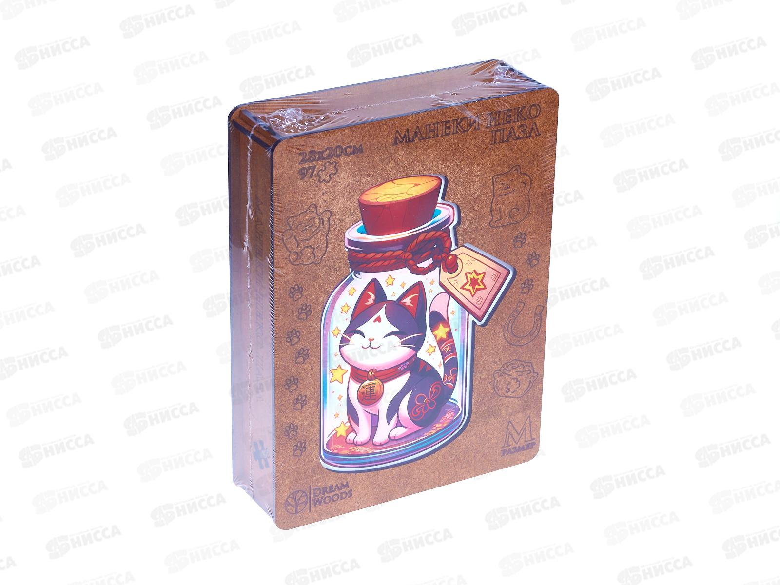 Пазл фигурный деревянный &quotМанеки Неко&quot P-081