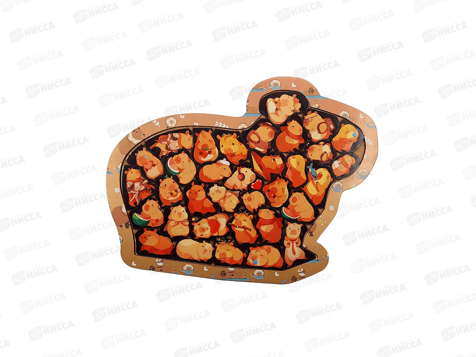 Пазл в рамке для детей "Капибары" R-010