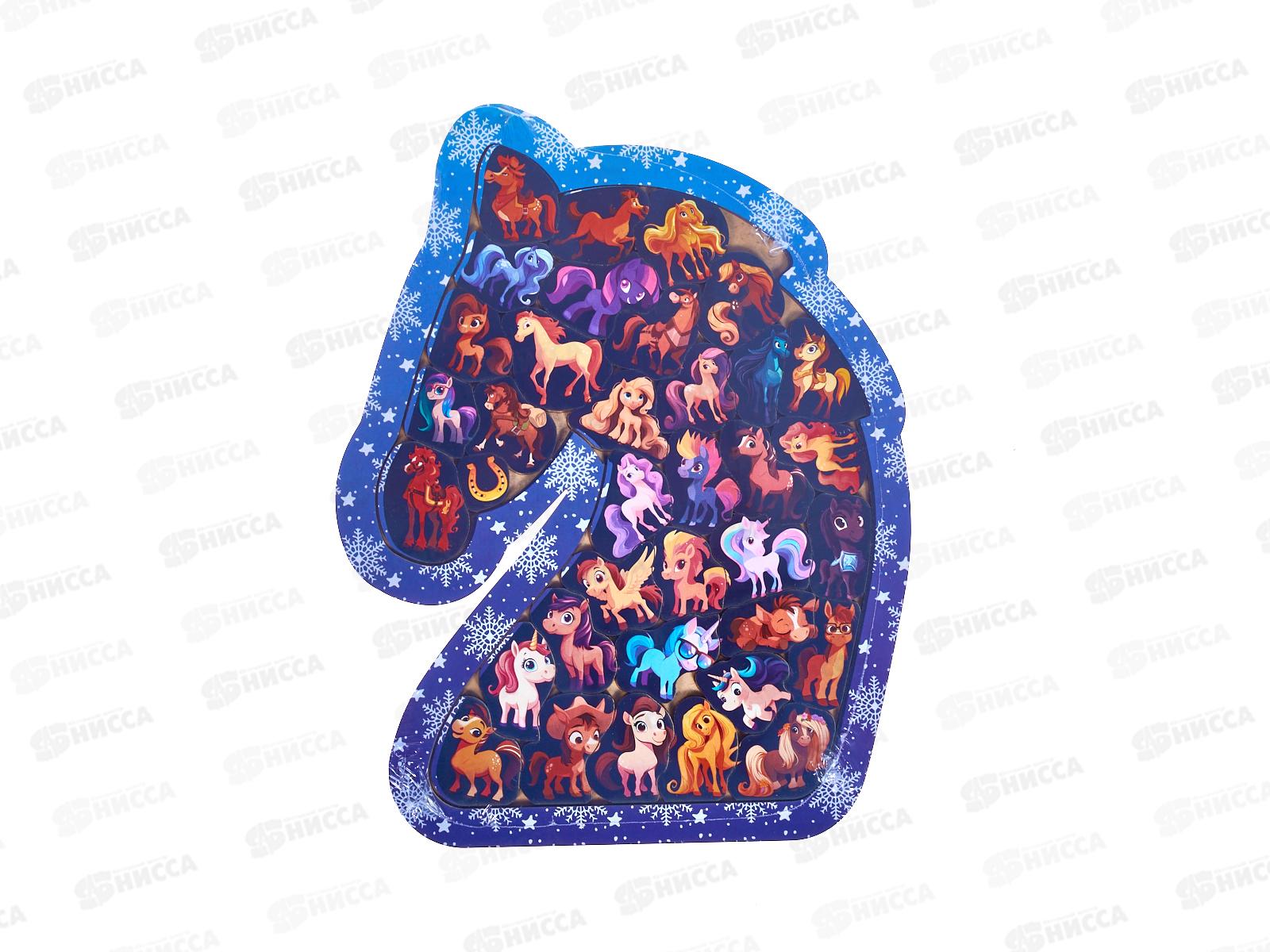 Пазл в рамке для детей "Лошадки" R-012