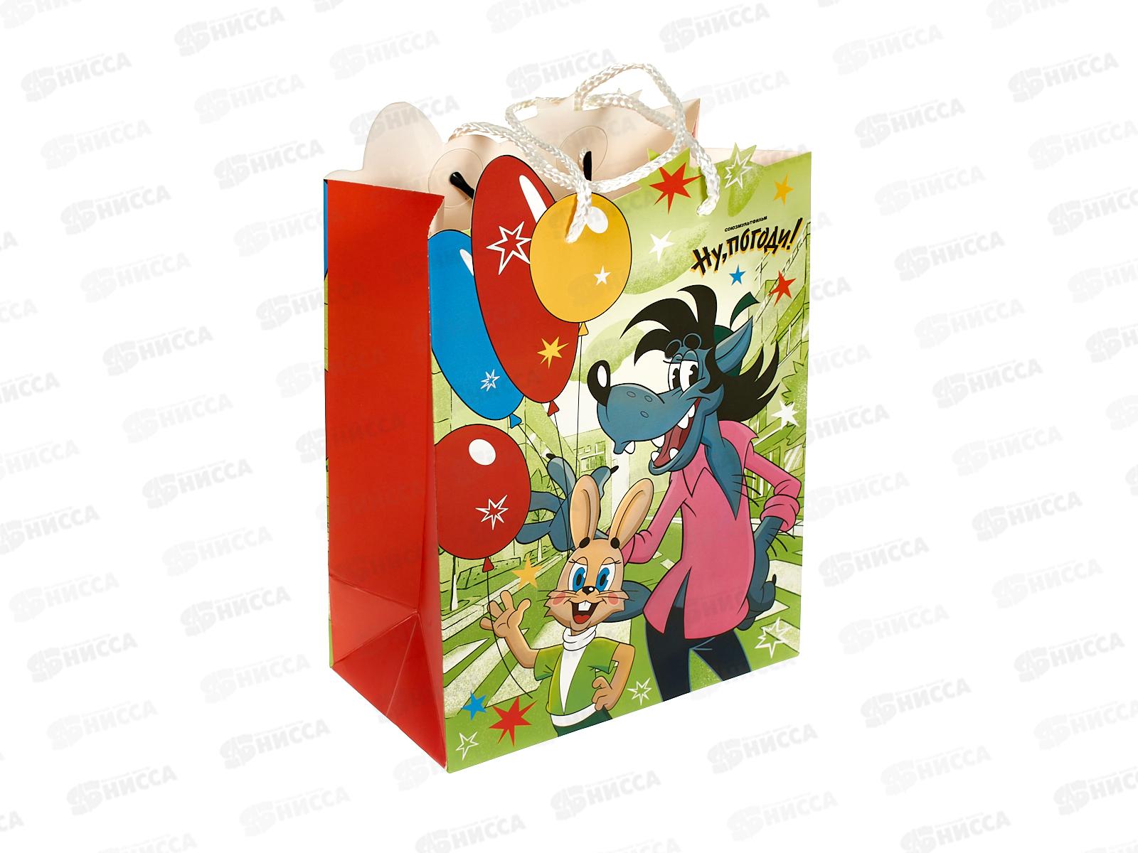 Пакет подарочный 18х23х10см m Союзмультфильм, PM-130086-NP *12